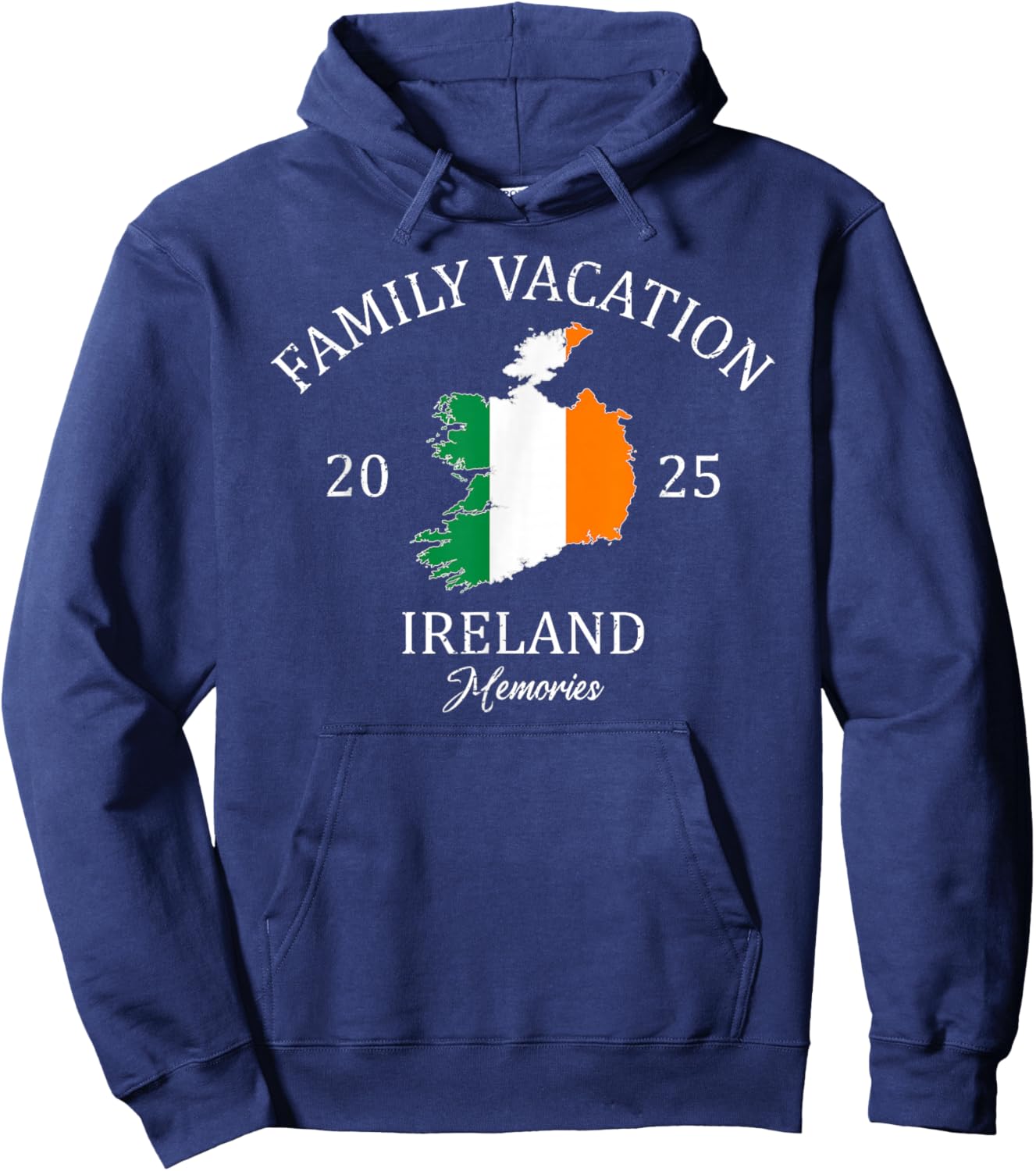 Family Vacation Ireland 2025 | Family Travel Squad Hoodie - Hoodie | Navy