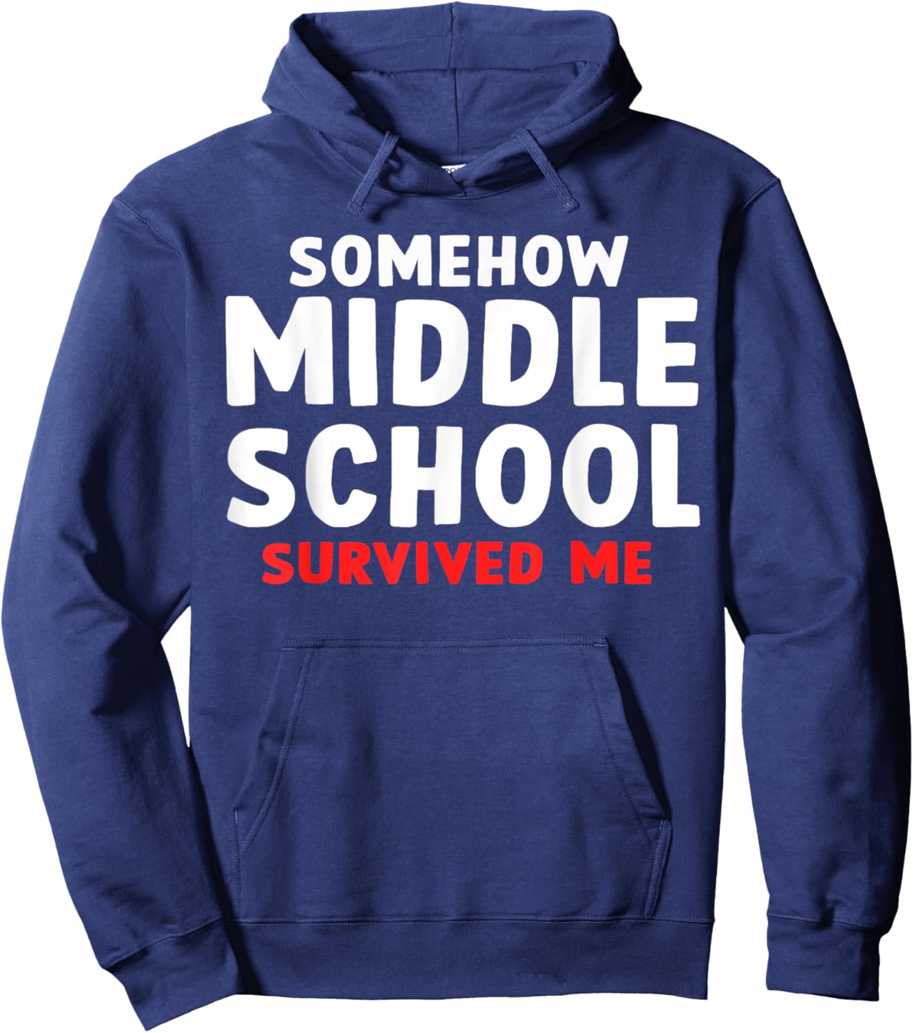 Funny Middle School Graduation 8th grade graduation Hoodie - Hoodie | Navy