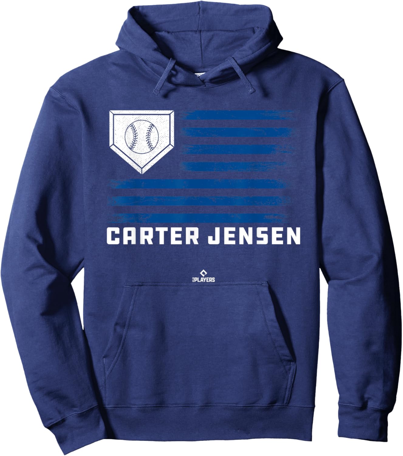 Vintage Flag Gameday Carter Jensen Prospect Baseball Fan Hoodie - Hoodie | Navy