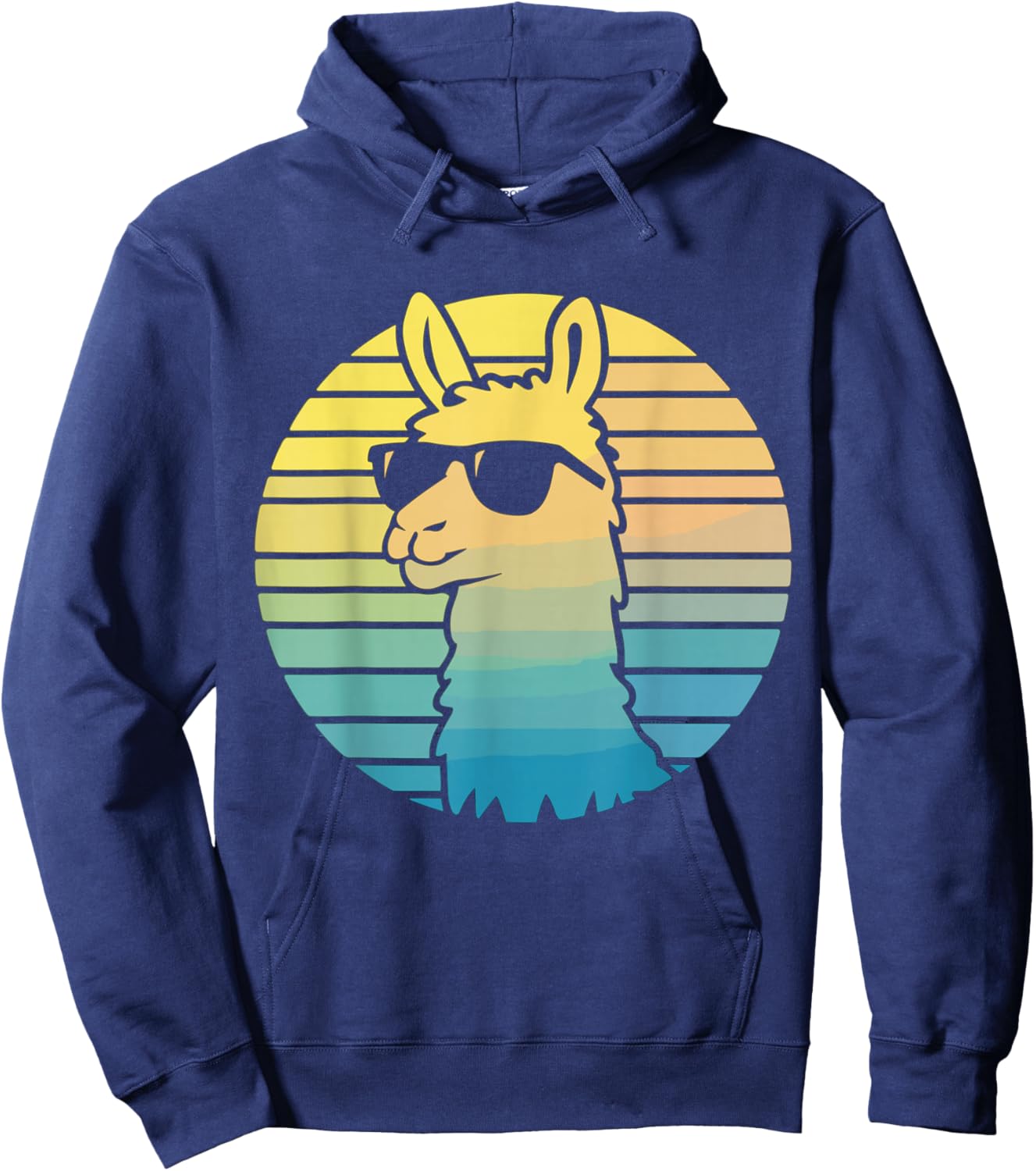 Alpaca Lover Llama Vintage Hoodie - Hoodie | Navy
