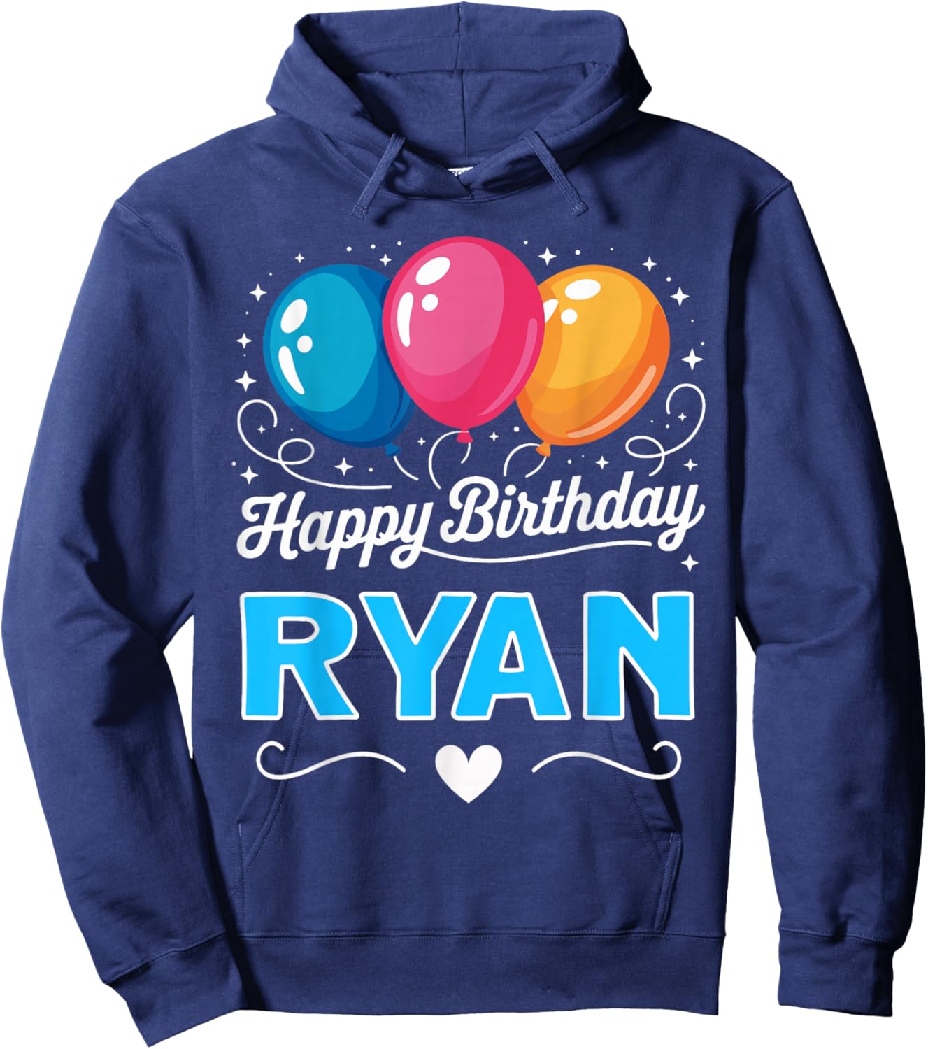 Happy Birthday Ryan Hoodie - Hoodie | Navy