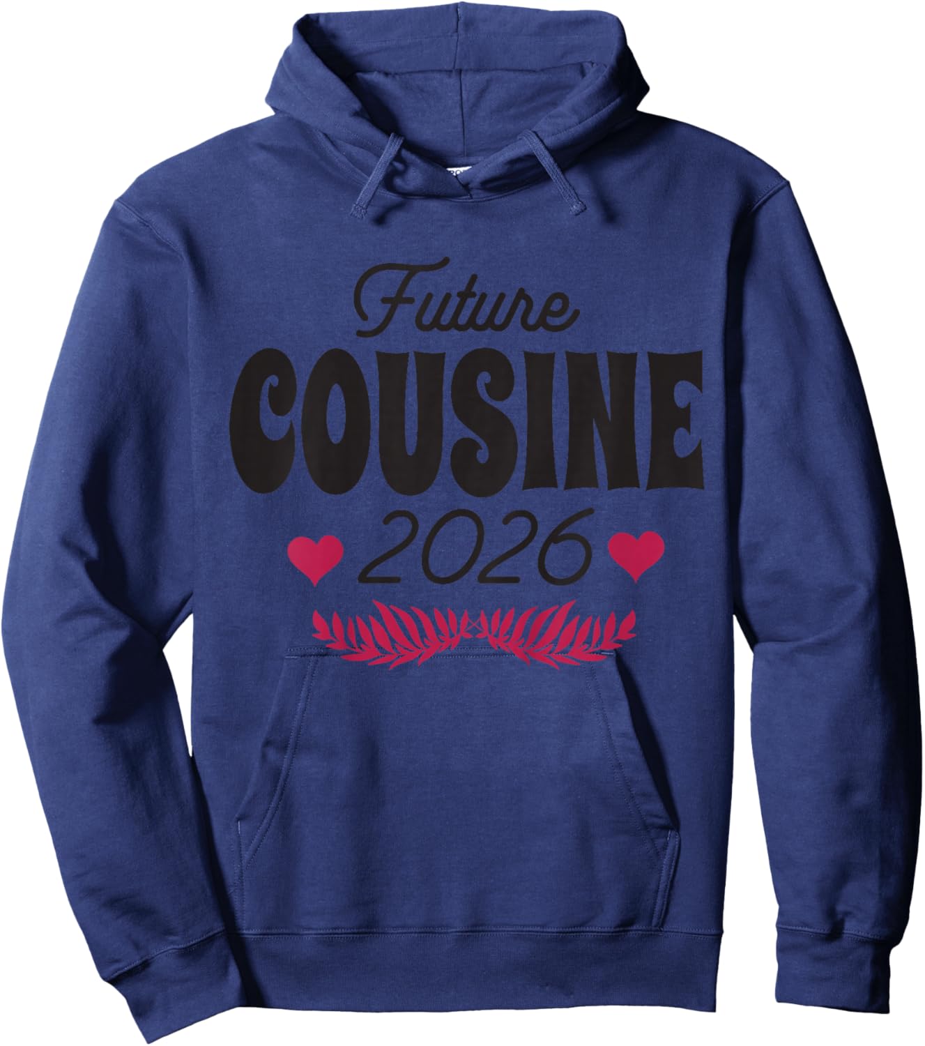 Future Cousine 2026 Pregnancy Announcement Hoodie - Hoodie | Navy