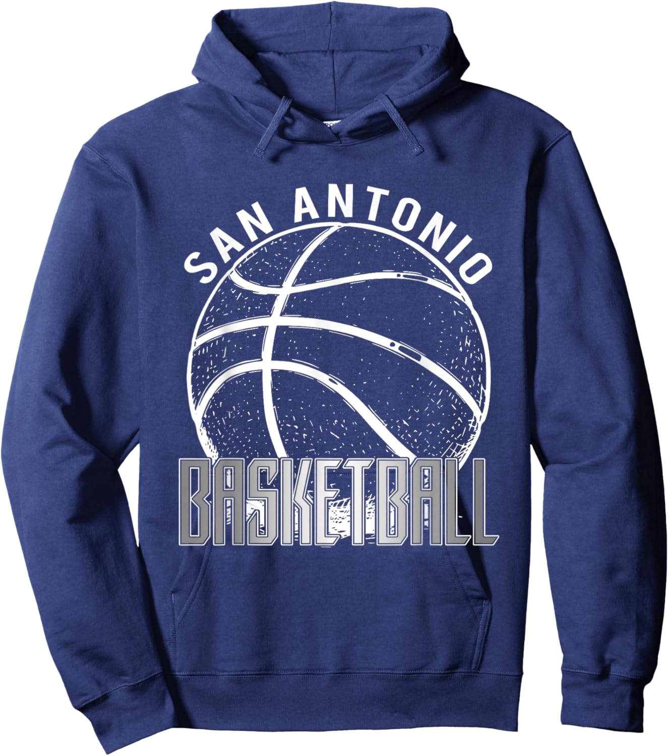 San Antonio Name Vintage Throwback Classic Design Hoodie - Hoodie | Navy