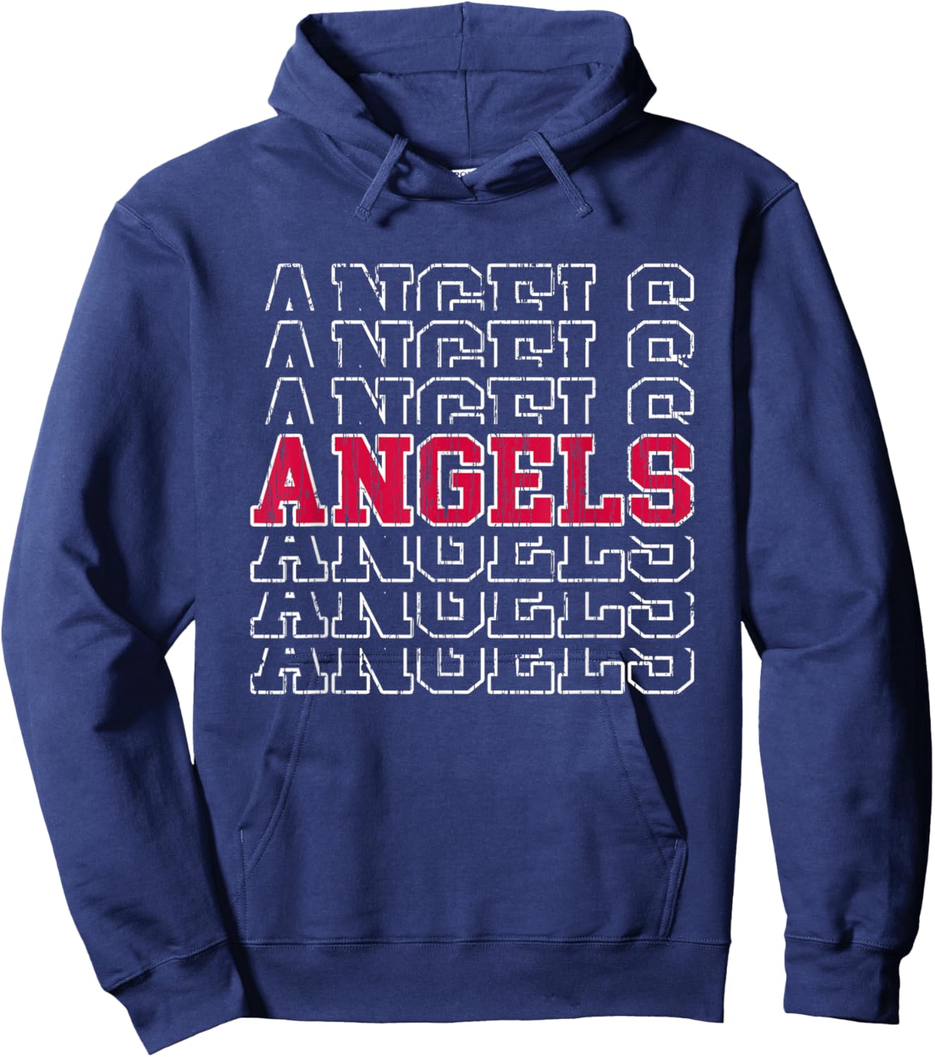 Angels Vintage Gift Women Boys Girls Kids Hoodie - Hoodie | Navy