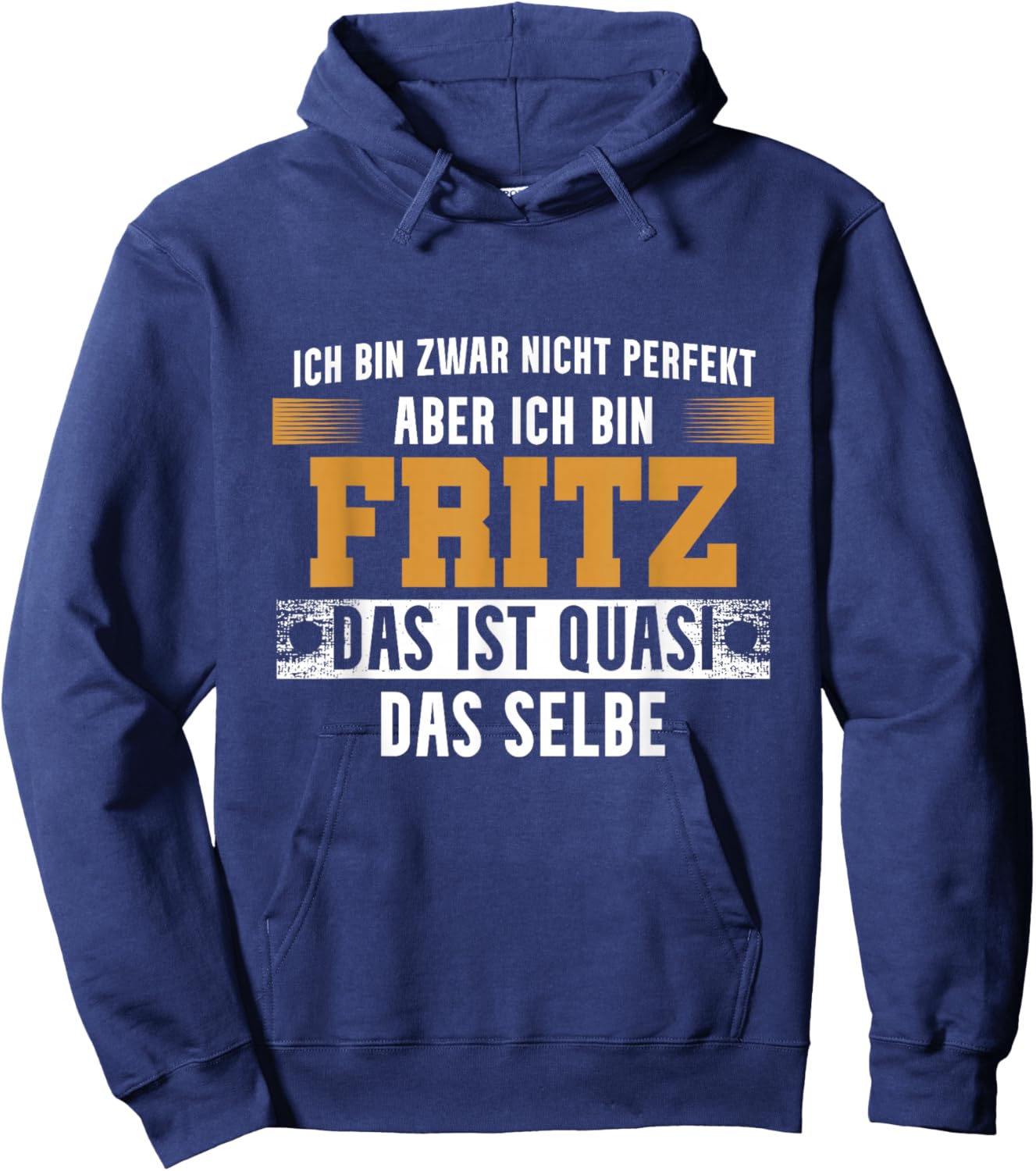 Name Fritz Ich bin Fritz Hoodie - Hoodie | Navy