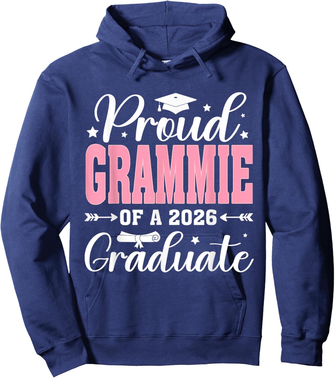 Proud Grammie of A 2026 Graduate Senior 2026 Hoodie - Hoodie | Navy