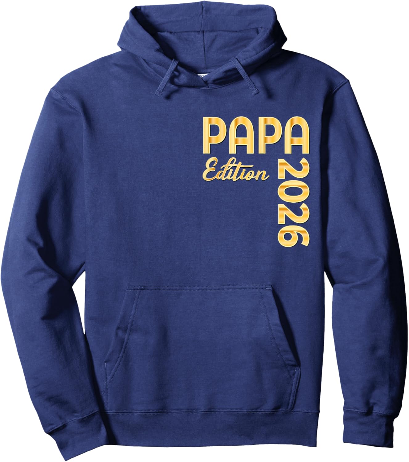 Announce Baby Birth 2026 Dad Hoodie - Hoodie | Navy