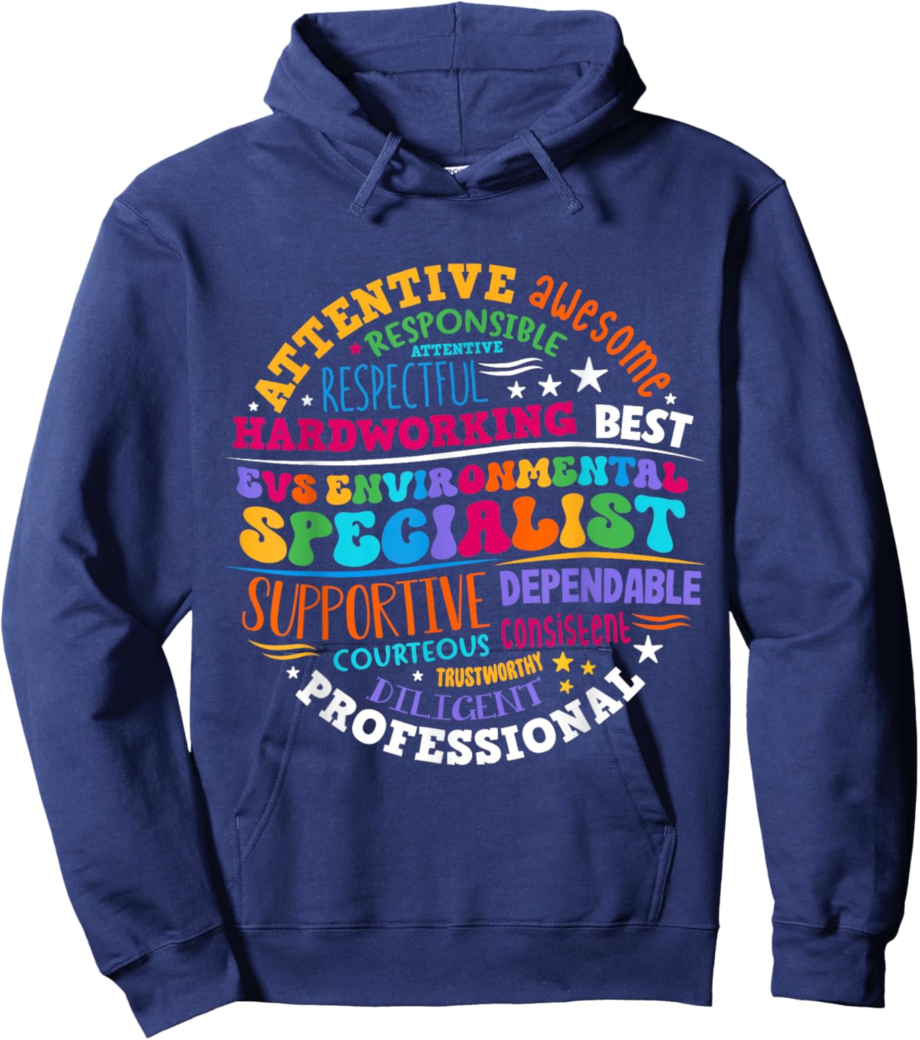 EVS Environmental Specialist Appreciation EVS Week Hoodie - Hoodie | Navy