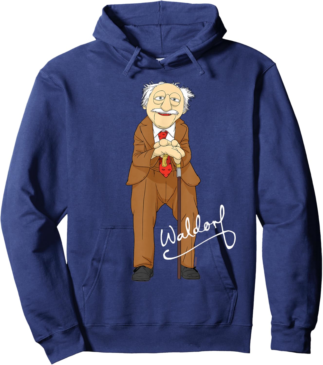 Disney The Muppets Waldorf Big Pose Hoodie - Hoodie | Navy
