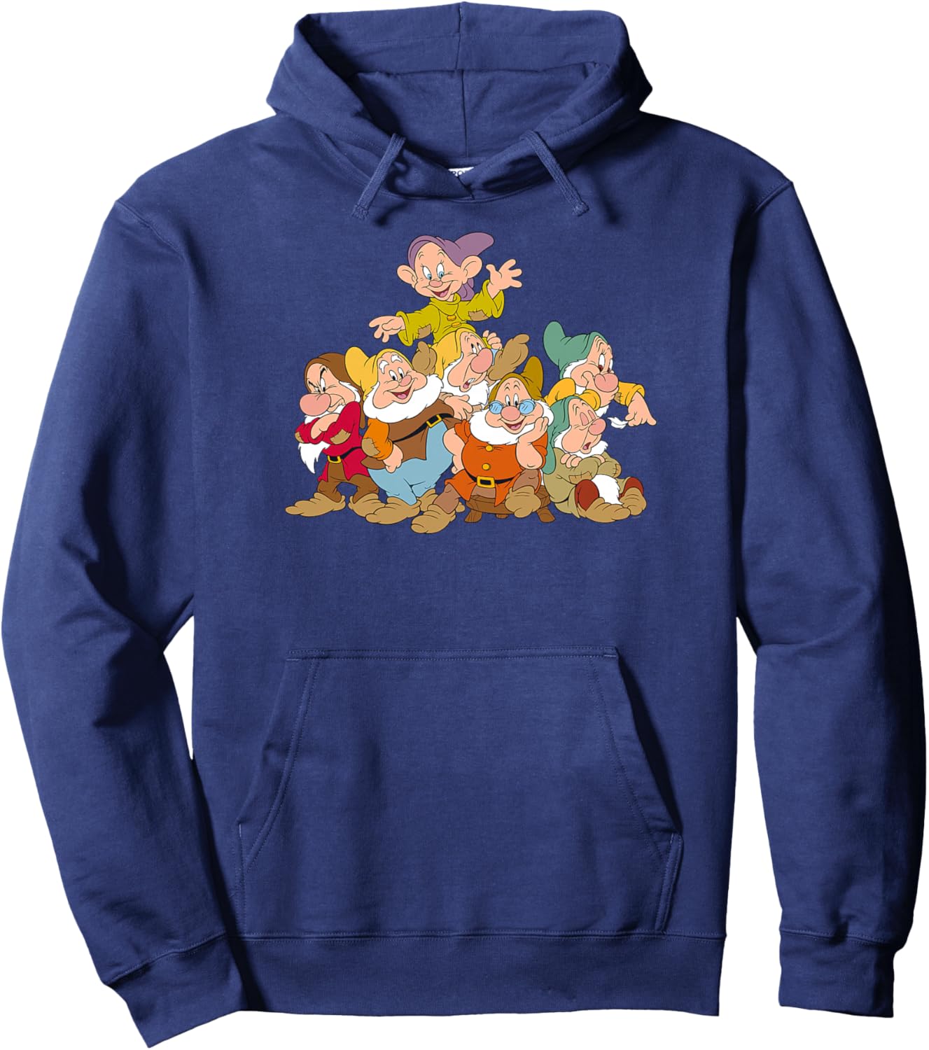 Disney Blanche-Neige et les Sept Nains s'amuser en groupe haut de gamme Hoodie - Hoodie | Navy