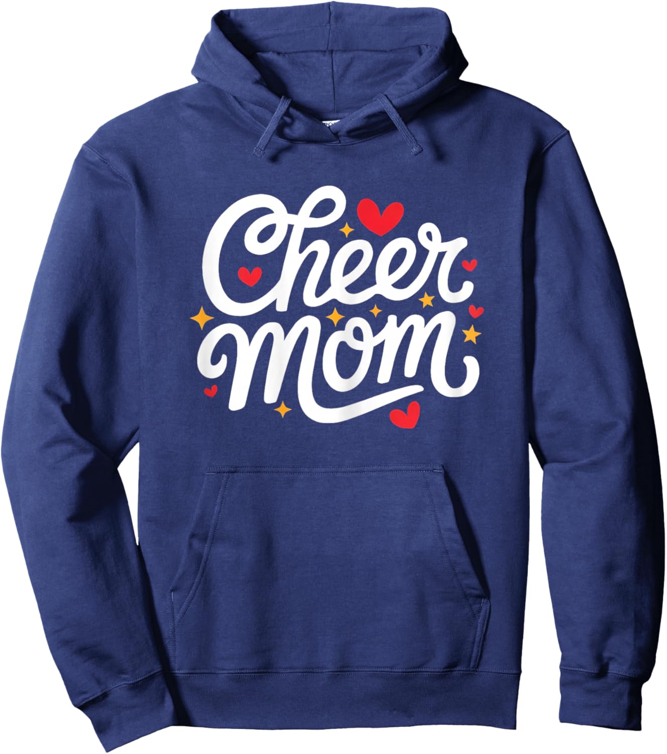 Cheer Mom Cute Cheerleading Mother Hoodie - Hoodie | Navy
