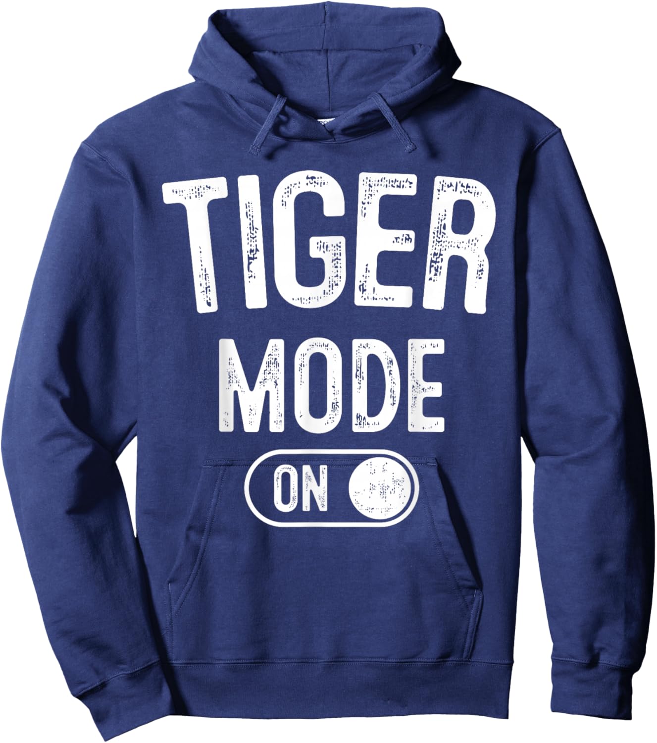 Tiger Mode On Costume Funny Striped Predator Gift Cat Lover Hoodie - Hoodie | Navy