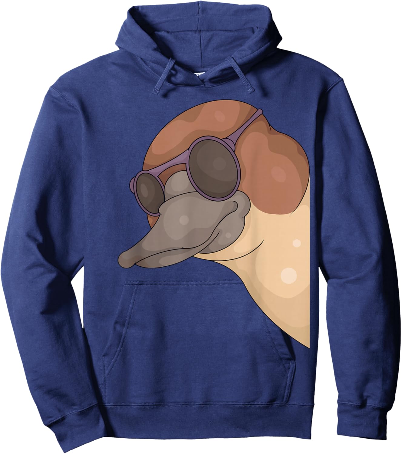 Cooles Schnabeltier mit Sonnenbrille Kinder Schnabeltier Hoodie - Hoodie | Navy