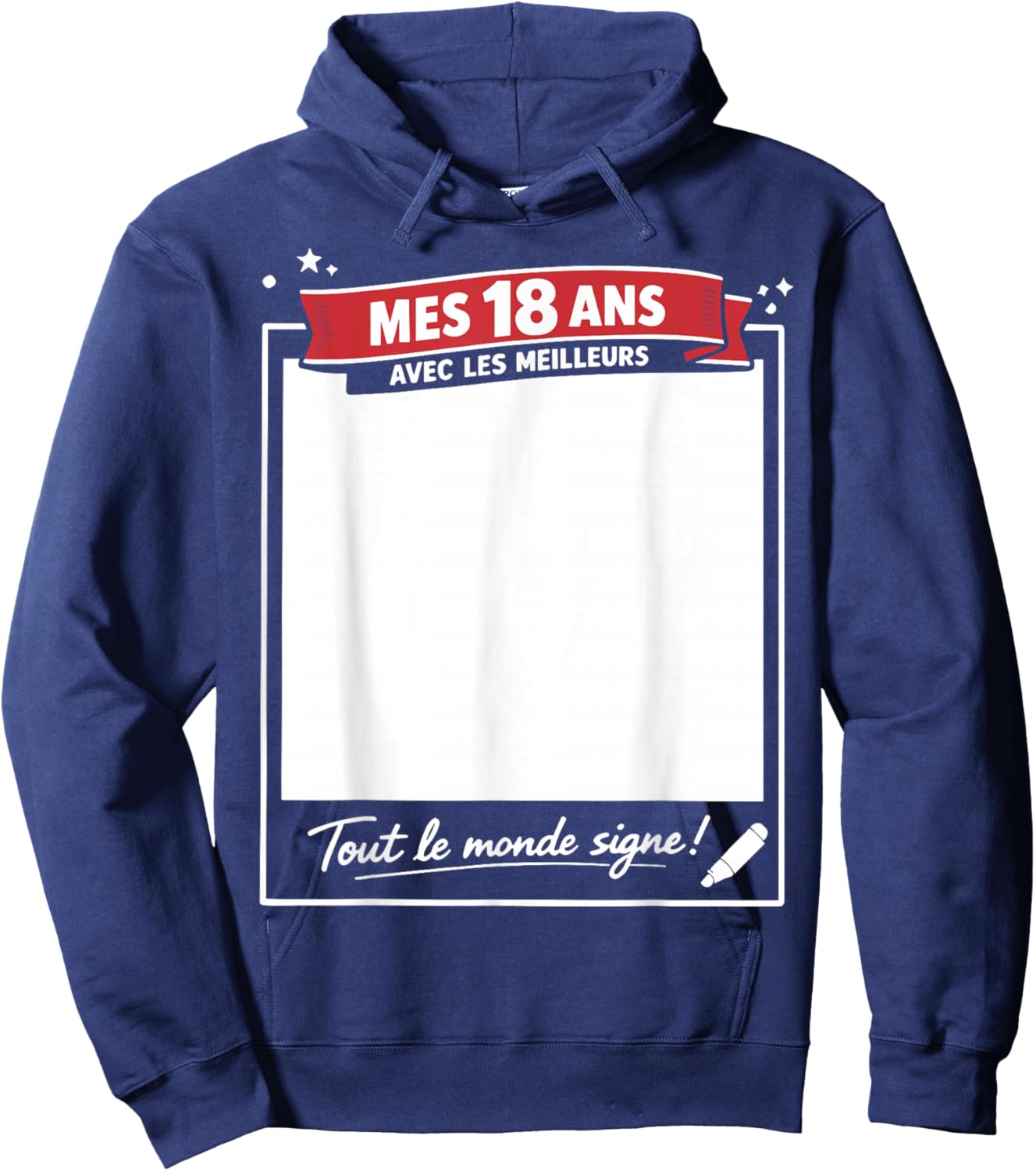 18th Birthday Girl Boy 18 Years 2008 Funny Gift Hoodie - Hoodie | Navy