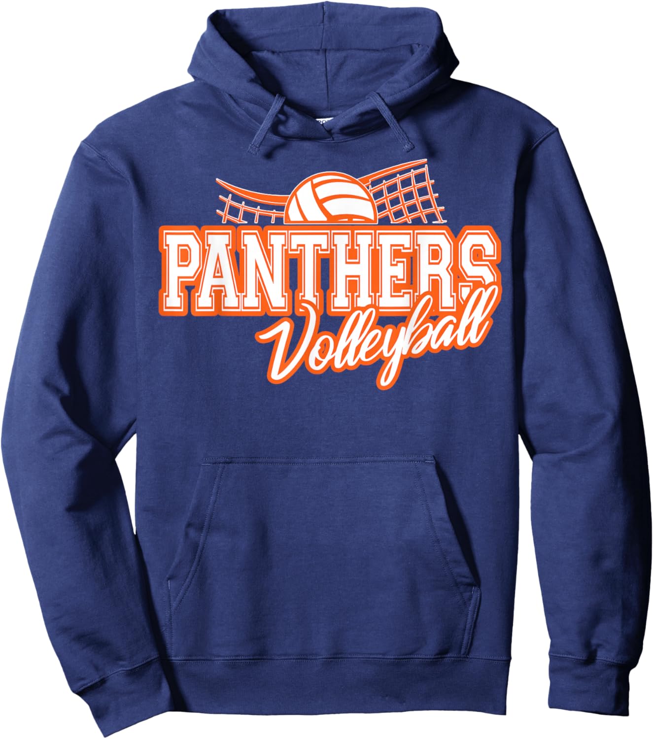 Panthers Volleyball Back to School Spirit O Hoodie - Hoodie | Navy