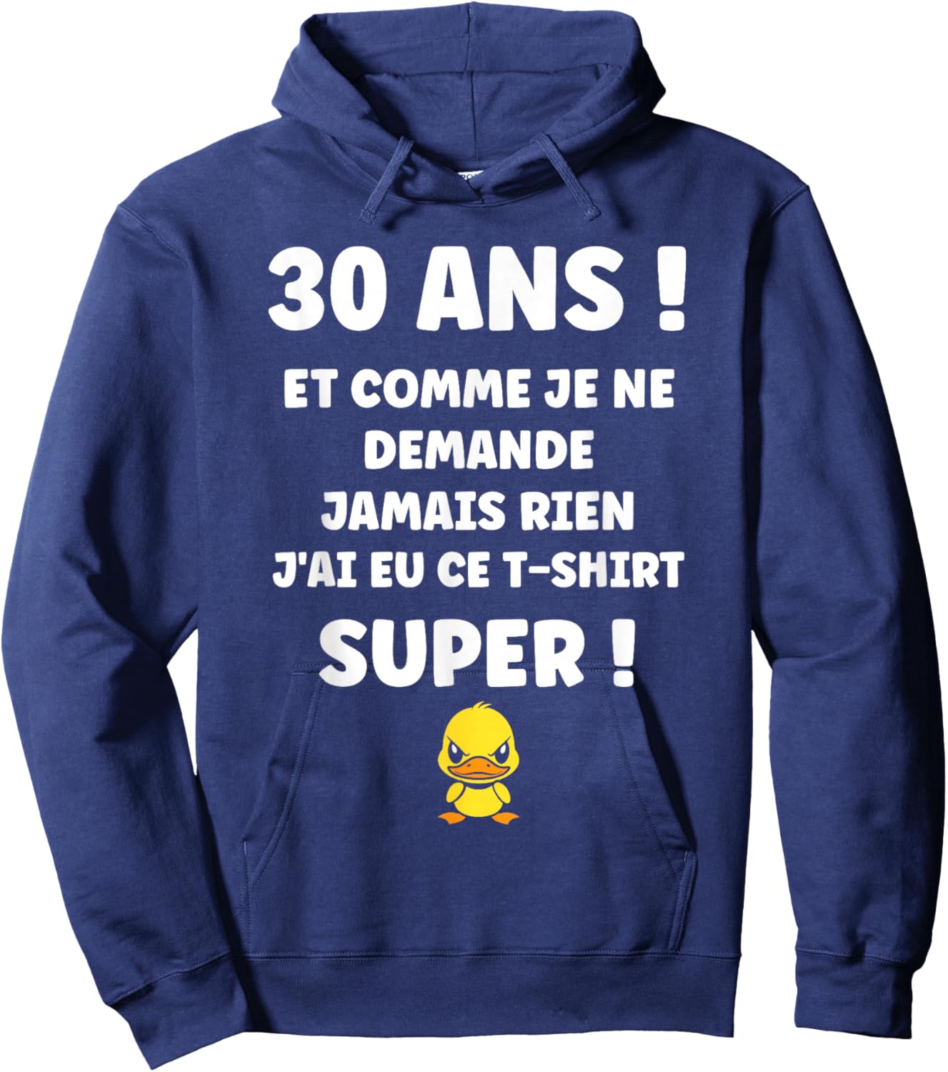 Draw Idea Funny 30 Years Funny Birthday 30 Years Hoodie - Hoodie | Navy