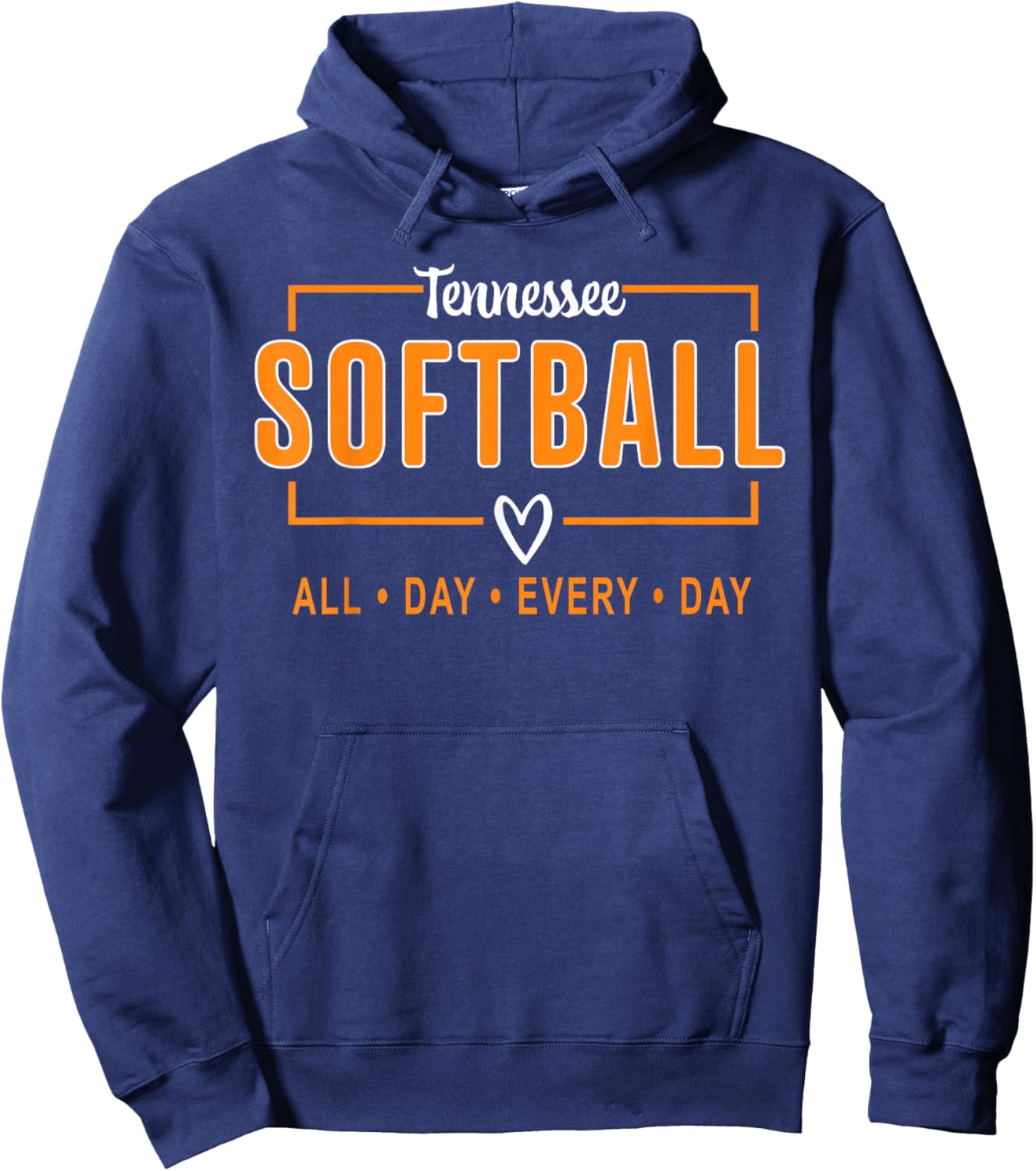 Tennessee Softball Vintage Kids Team Retro Softball Fan Hoodie - Hoodie | Navy