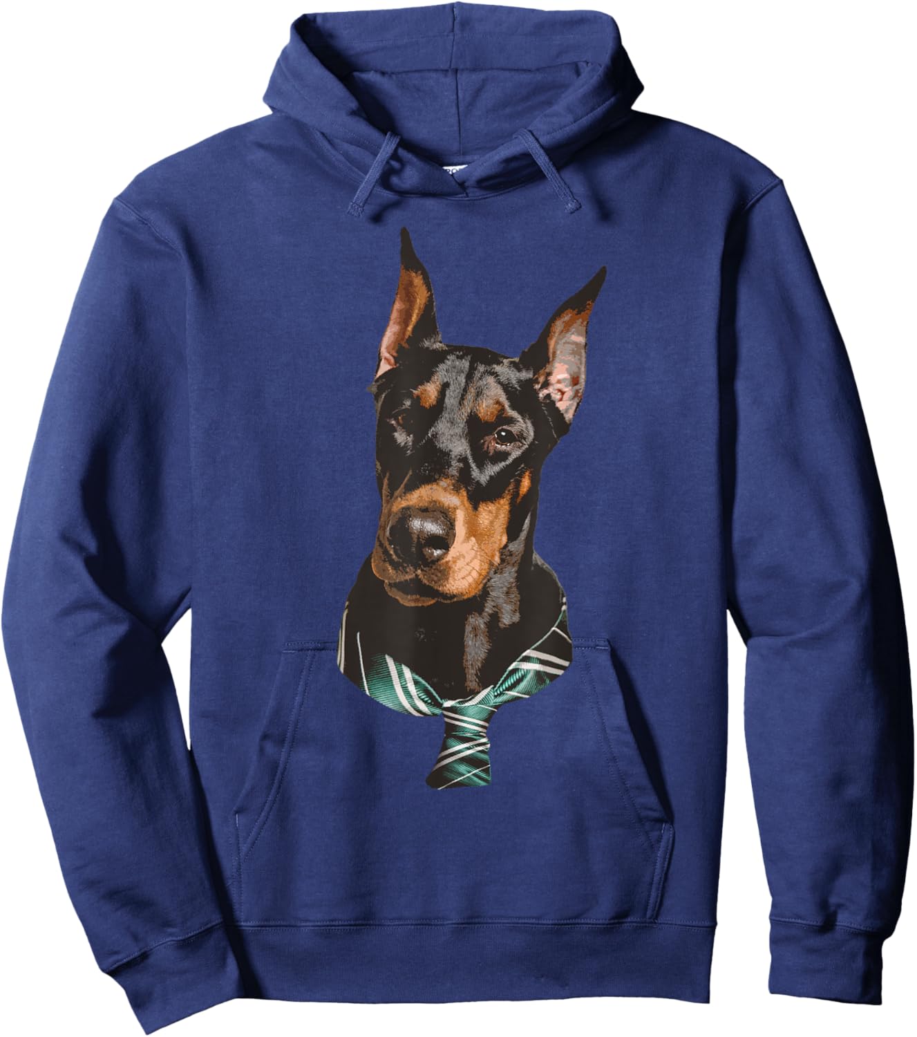 Funny Doberman Design Women Kids Dog Doberman Lovers Hoodie - Hoodie | Navy