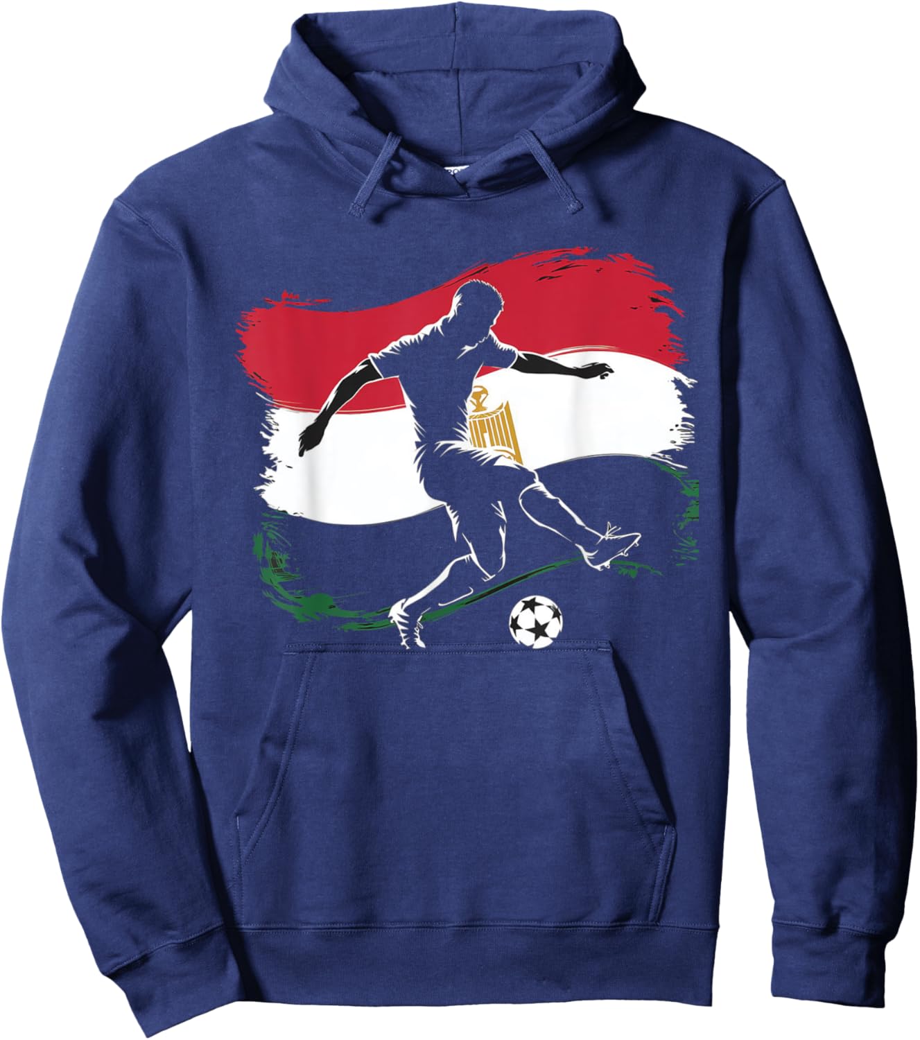 Egypt Soccer Hoodie - Hoodie | Navy