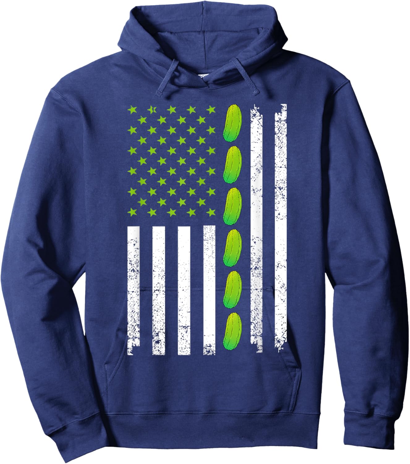 Cool Pickle Art Women Kids Gag Dill Pickle Costume Hoodie - Hoodie | Navy