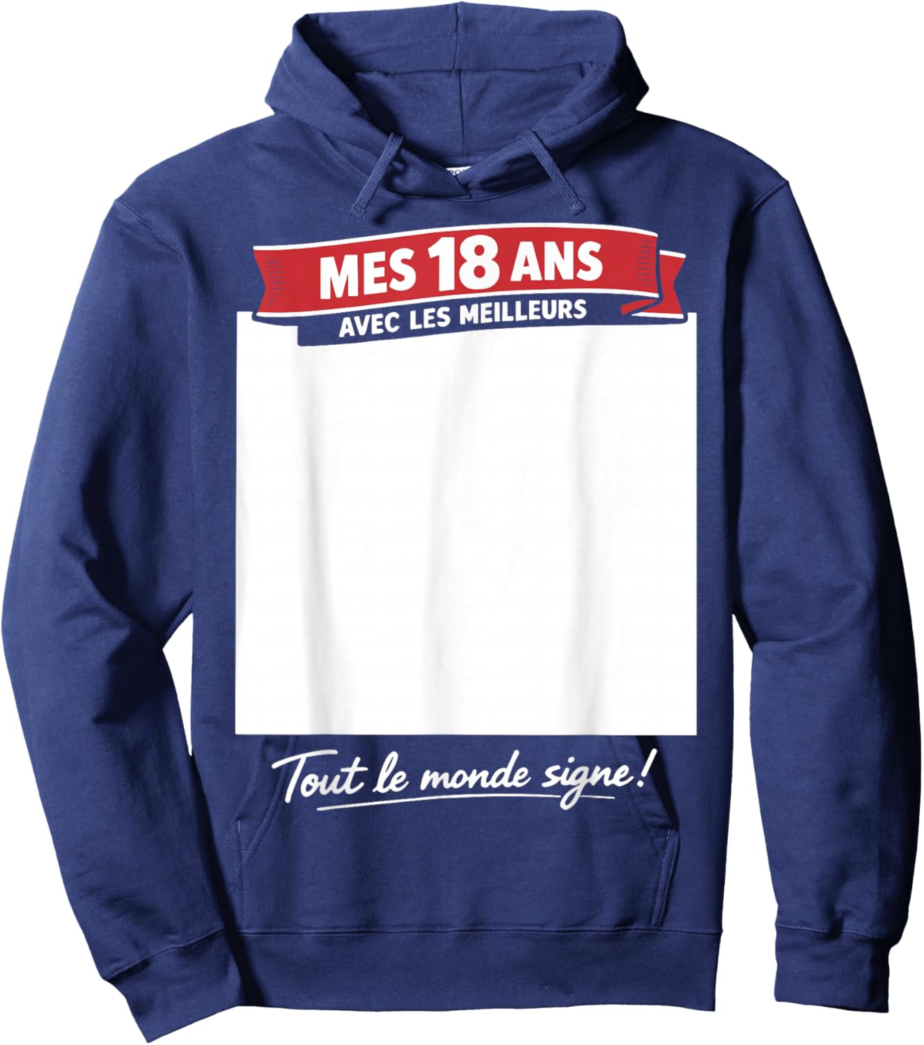 18th Birthday Boy Girl 18 Years 2008 Funny Gift Hoodie - Hoodie | Navy