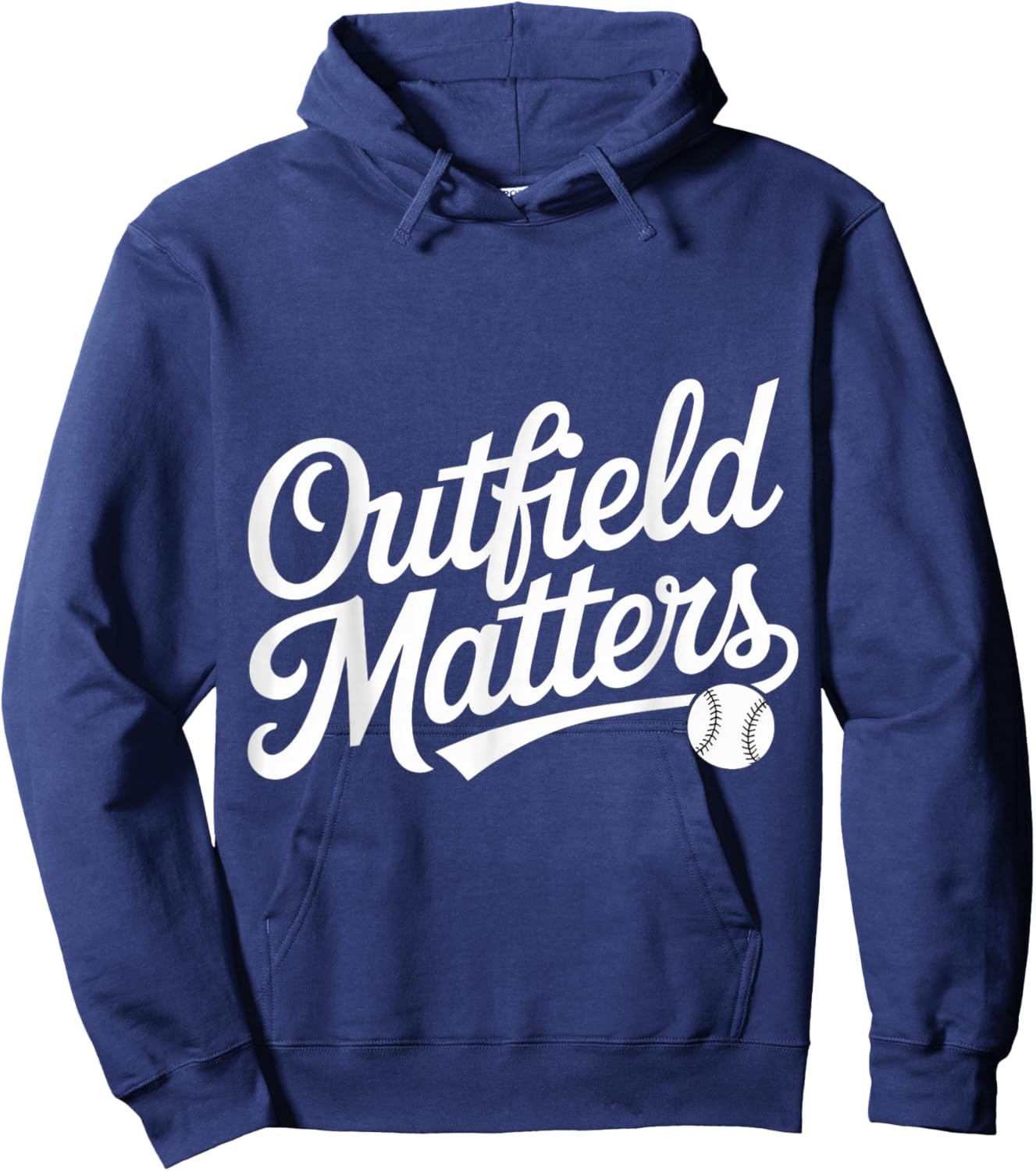 Outfield Matters Baseball Outfielder Athlete Sports Hoodie - Hoodie | Navy