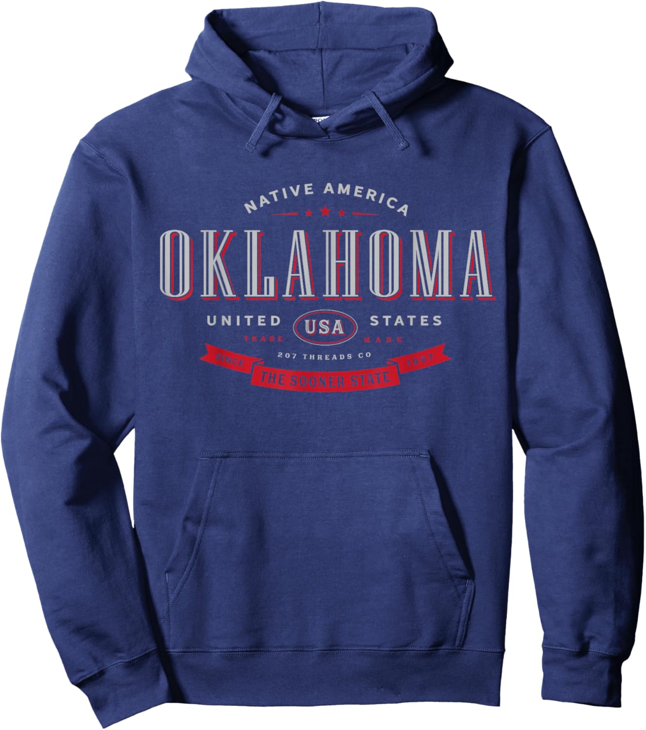Oklahoma Hoodie - Hoodie | Navy