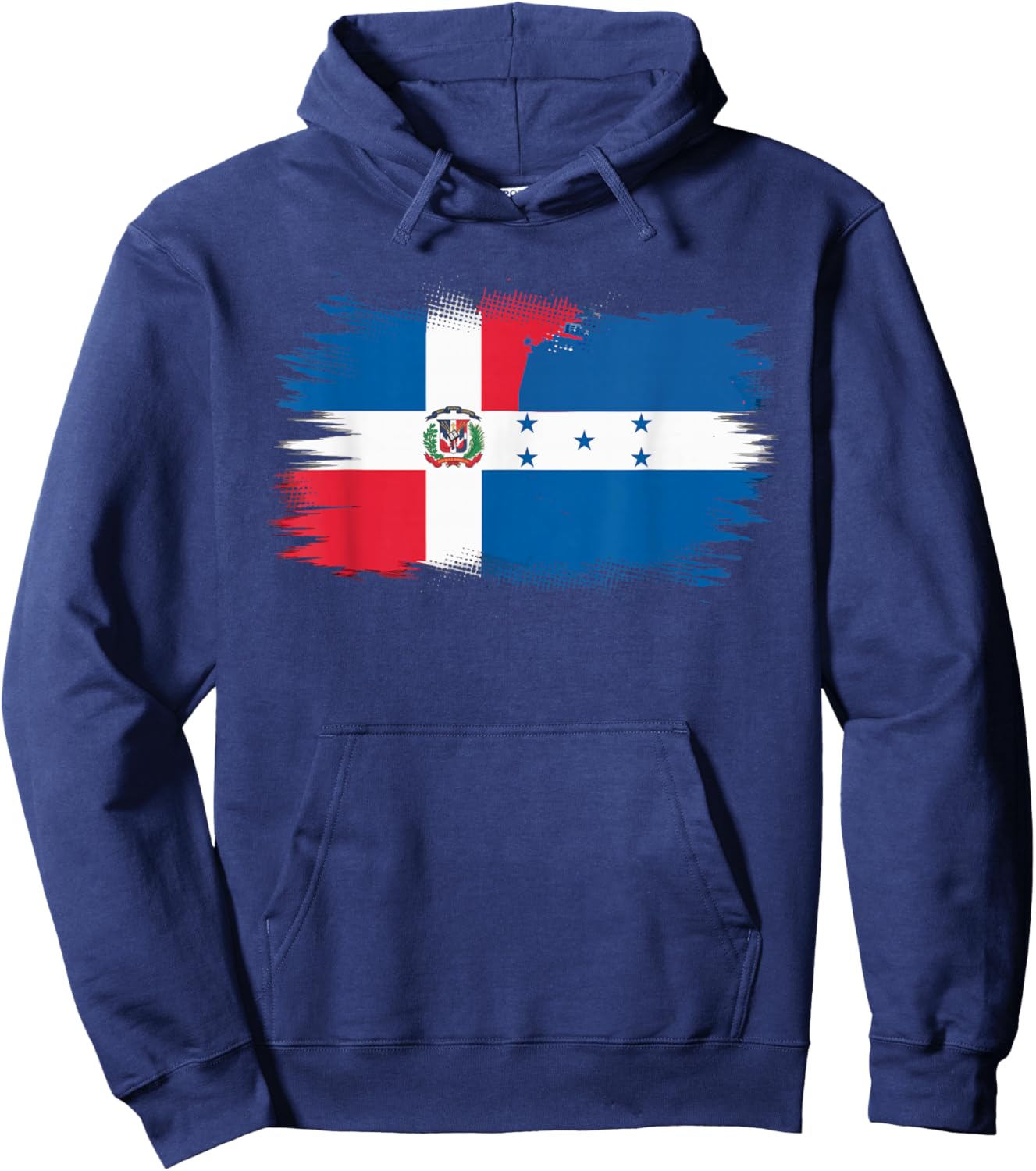 Half Dominican Half Honduran Dominican Republic Honduras Hoodie - Hoodie | Navy