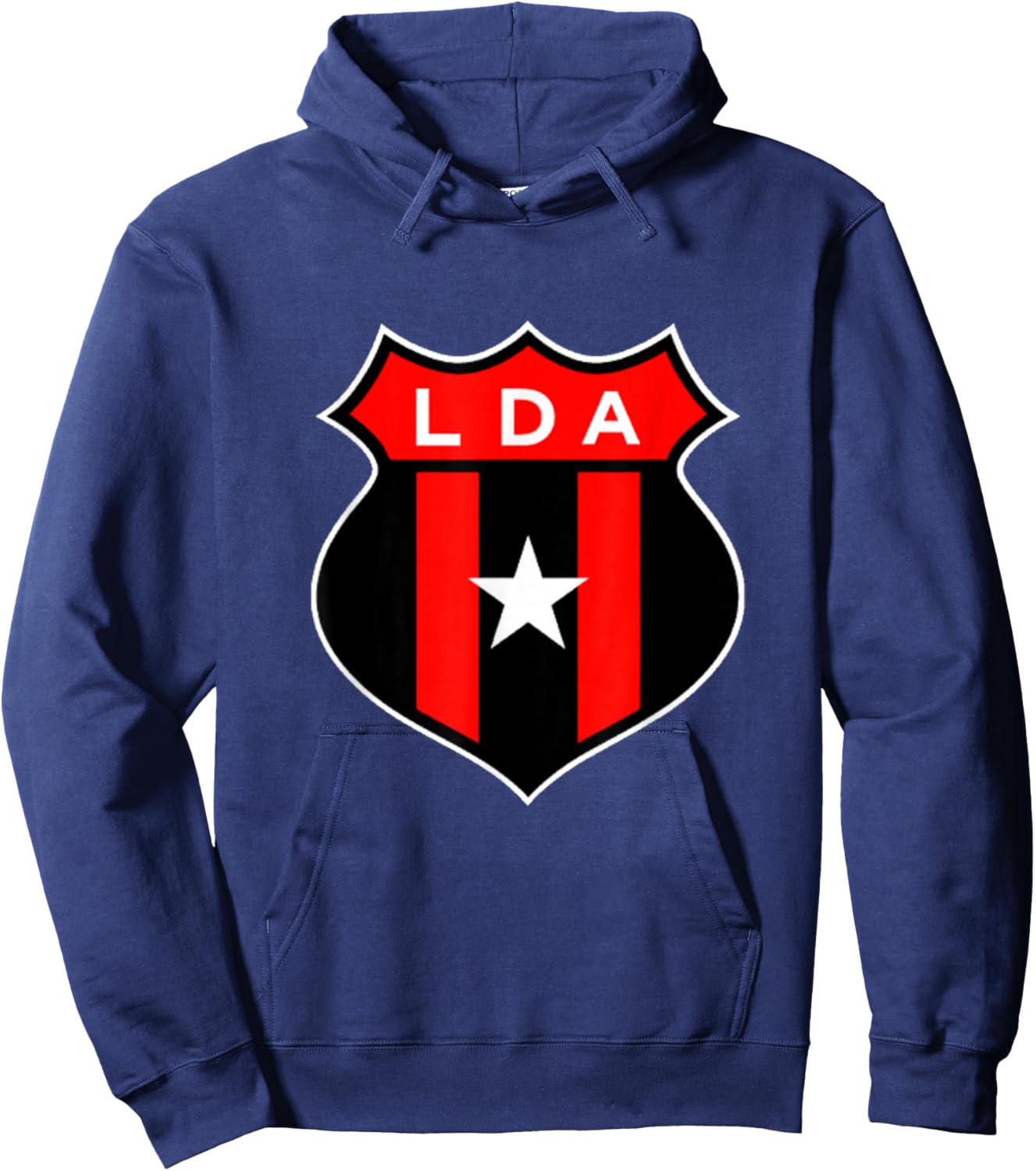 Liga Alajuelense -Adults & -Kids Black Modern Sport Hoodie - Hoodie | Navy