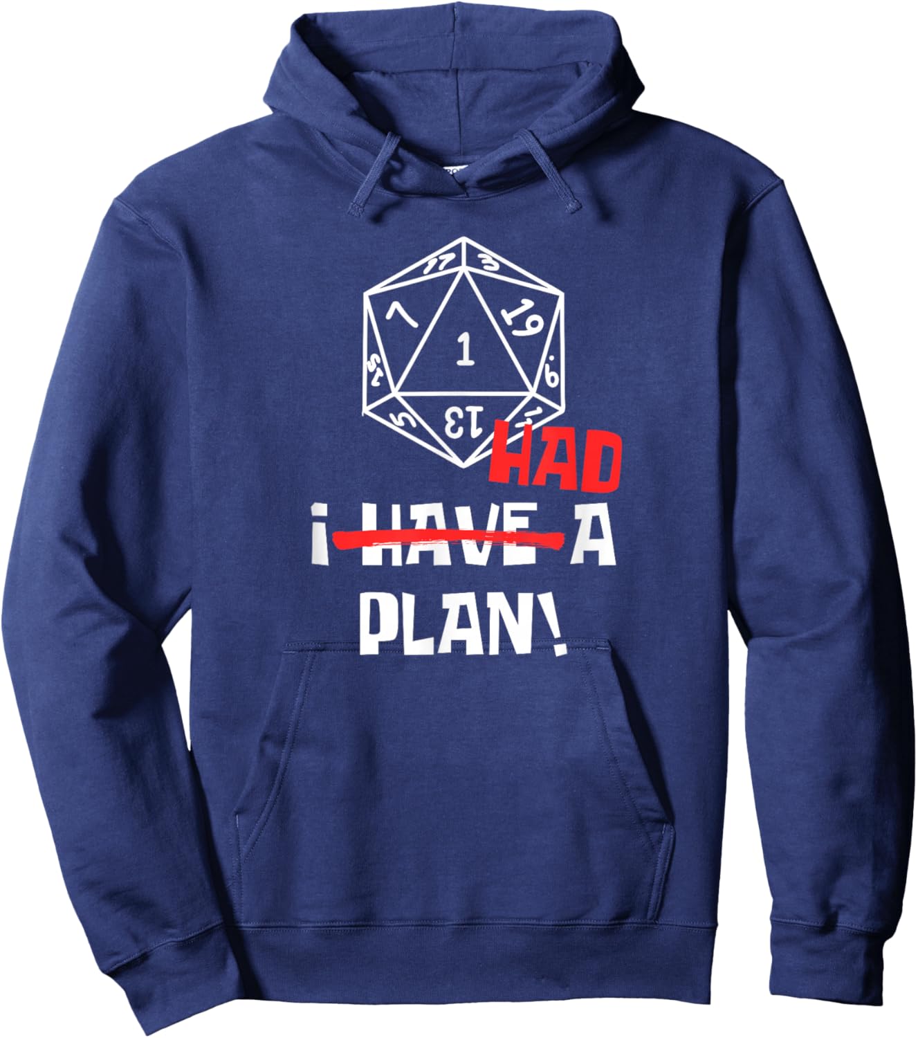 J'avais Un Plan Hoodie - Hoodie | Navy
