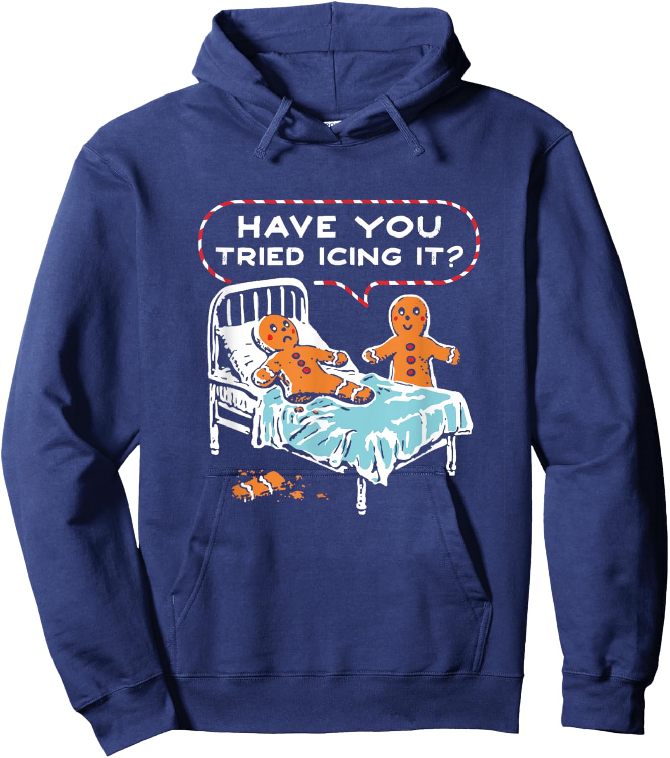Funny Christmas Have You Tried Icing It Hoodie - Hoodie | Navy