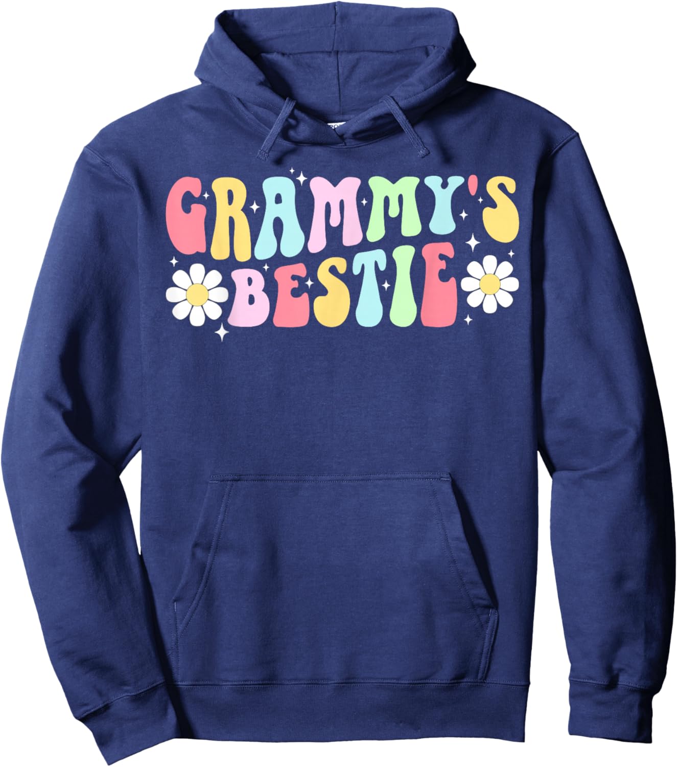 Grammy's Bestie from Grammy to Grandkid Hoodie - Hoodie | Navy
