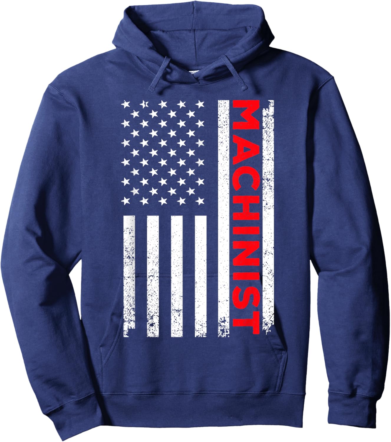 Machinist Art Dad Machine Operator CNC Machinist Hoodie - Hoodie | Navy