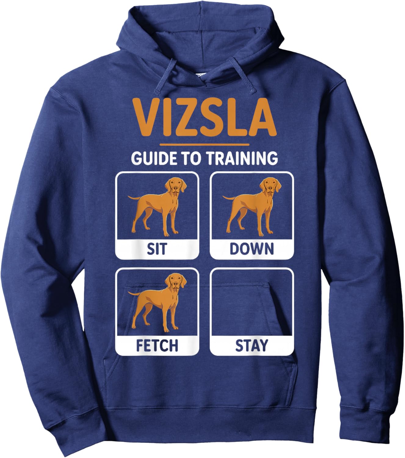 Vizsla Guide to Training Hoodie - Hoodie | Navy