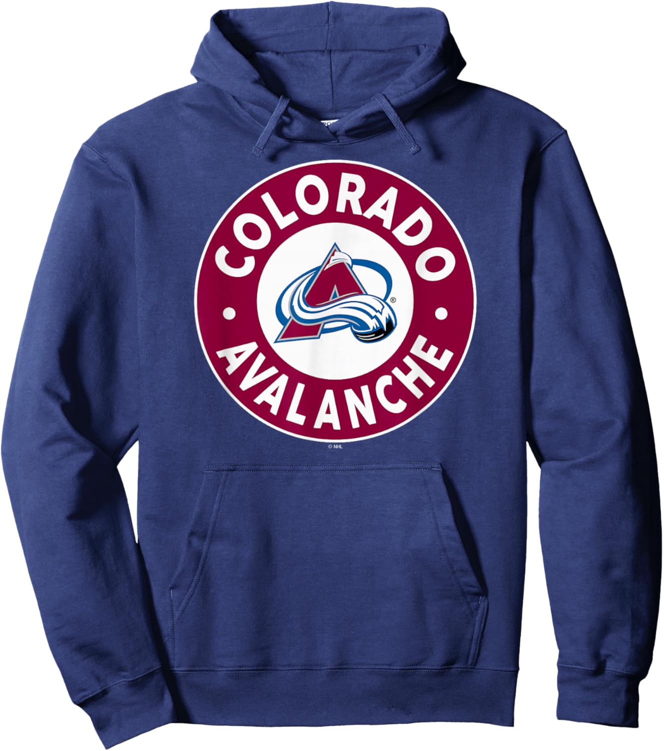 Colorado Avalanche Symbol Navy Officially Licensed Hoodie - Hoodie | Navy