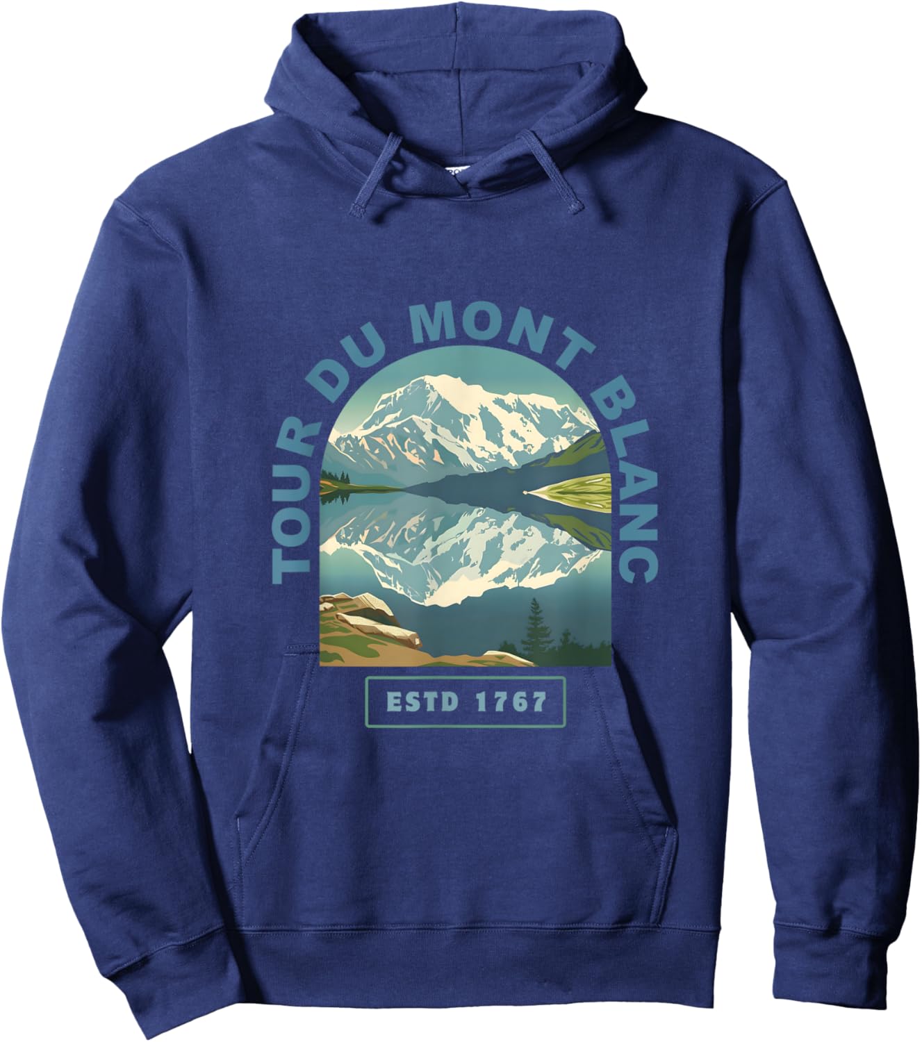 Tour du Mont Blanc Hoodie - Hoodie | Navy