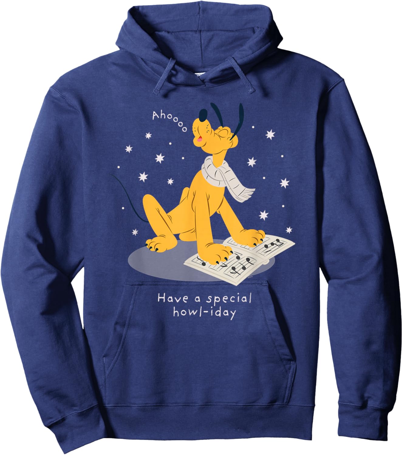 Disney Pluto Holiday Christmas Have a Special Howl-iday Hoodie - Hoodie | Navy