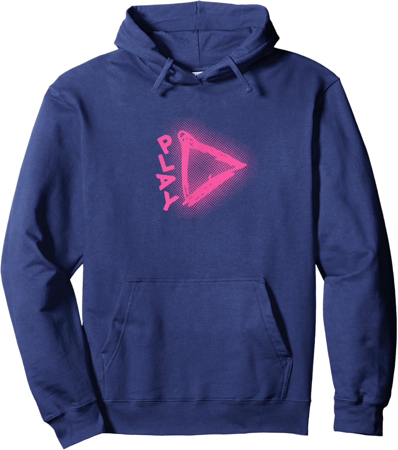 Ed Sheeran Play Logo Stacked Hoodie - Hoodie | Navy