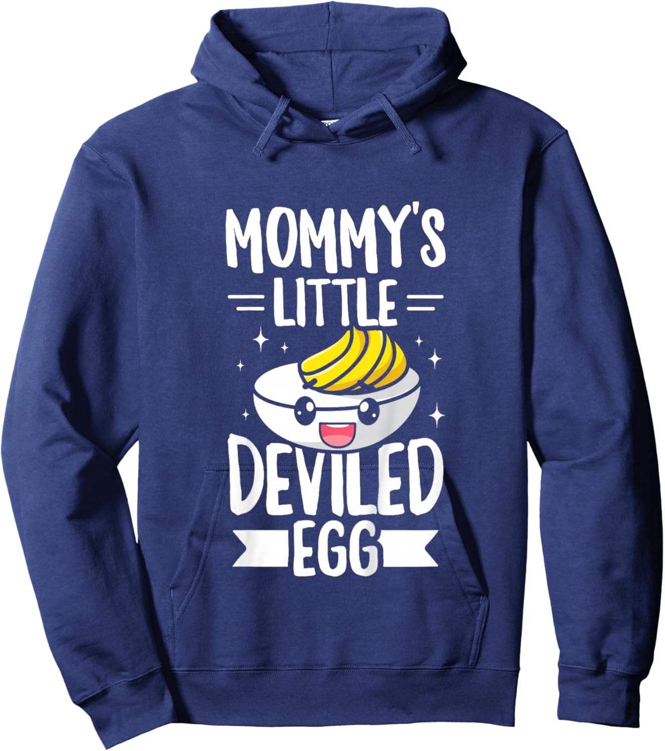 Mommy's Little Deviled Egg - Deviled Egg Toddler Hoodie - Hoodie | Navy