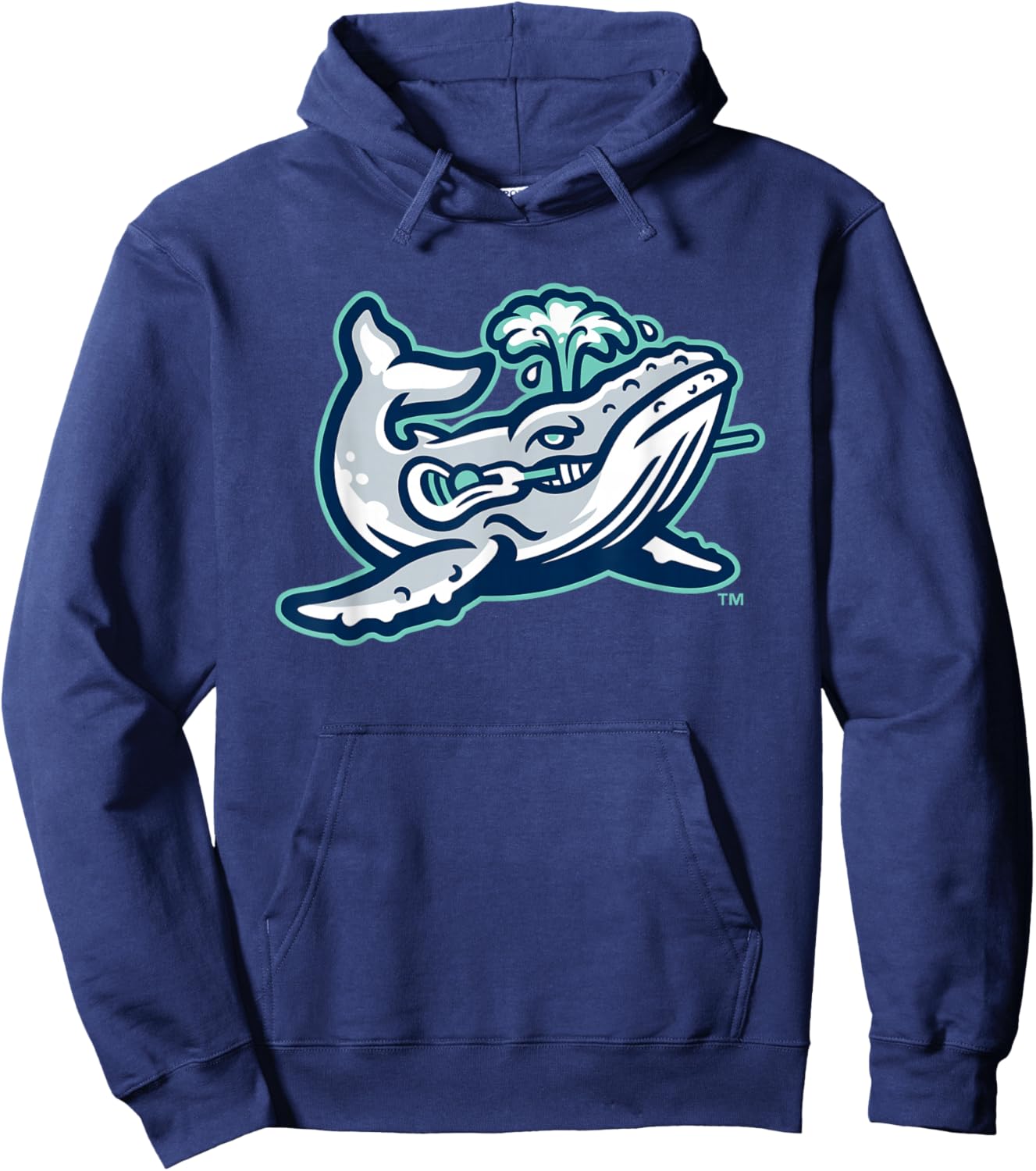NLL UnBOXed New Jersey Humpbacks Lacrosse Logo Hoodie - Hoodie | Navy