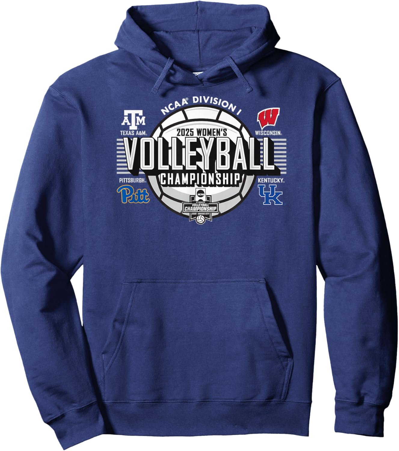 NCAA Women's Volleyball Championship 2025 Four Team Hoodie - Hoodie | Navy