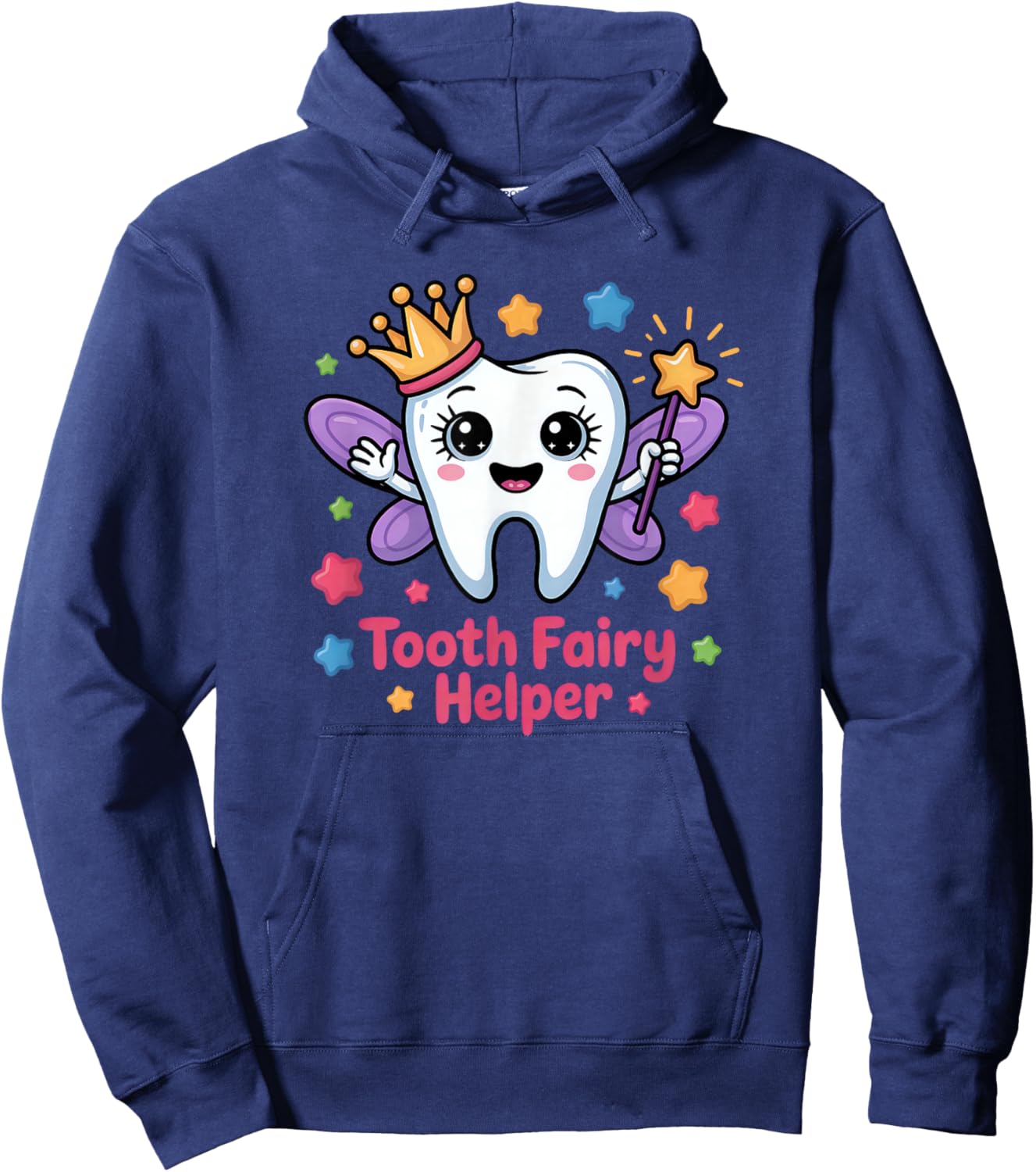 Tooth Fairy Helper Dentist Dental Teeth Hoodie - Hoodie | Navy