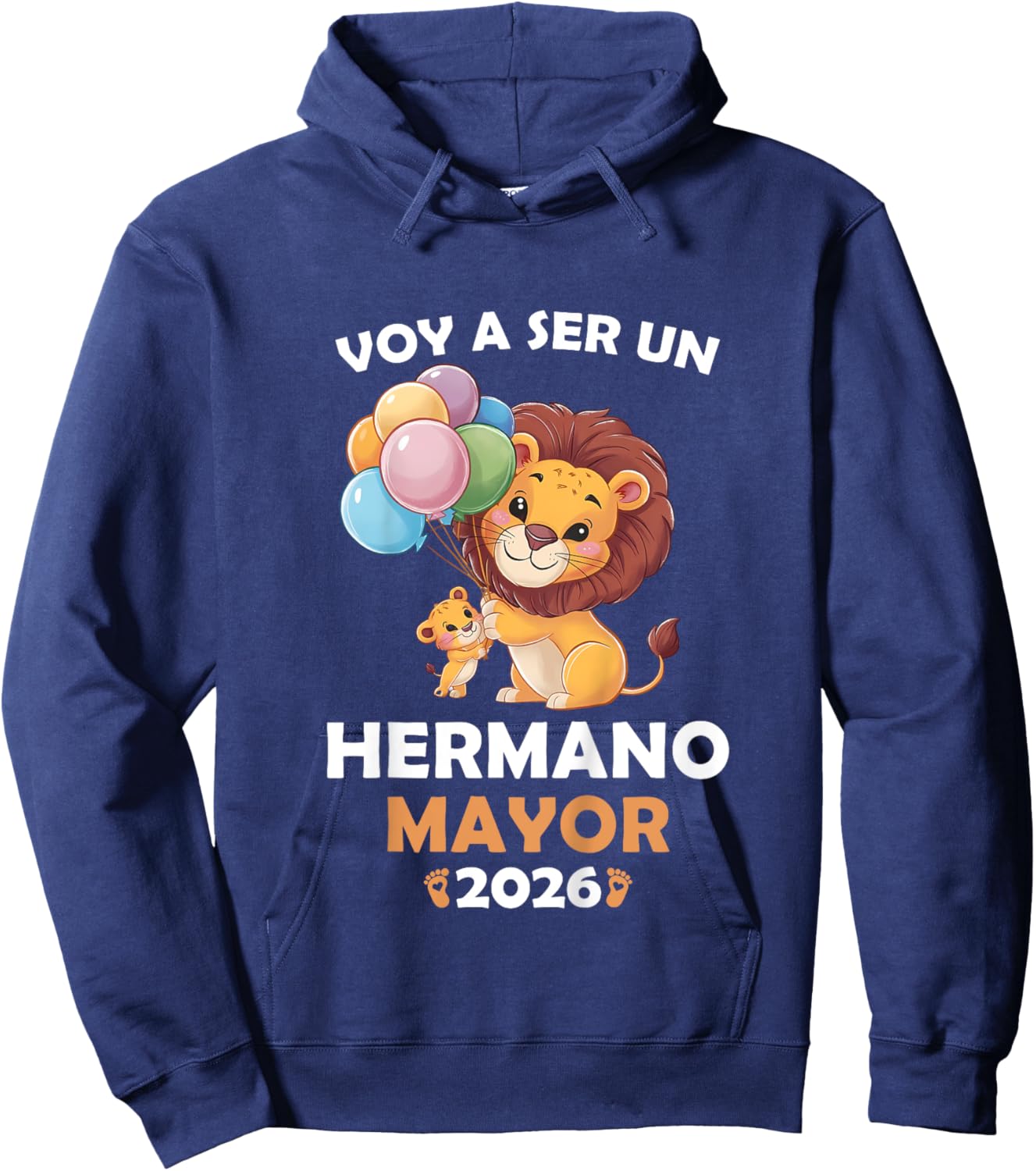 Kids Hermano Mayor 2026 Big Brother 2026 in Spanish Hoodie - Hoodie | Navy