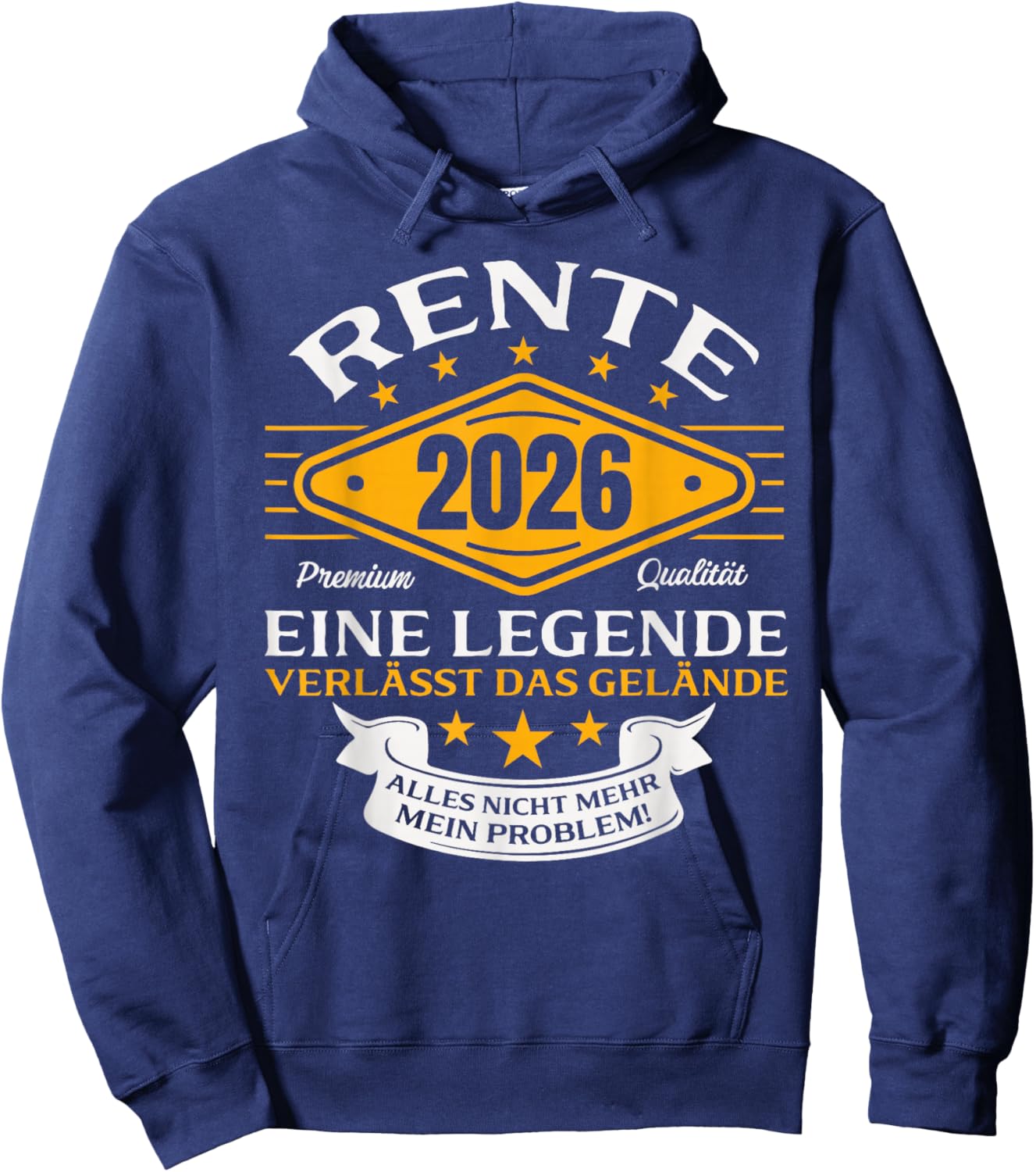 Rentner 2026 Legende verlässt das Gelände Ruhestand Hoodie - Hoodie | Navy