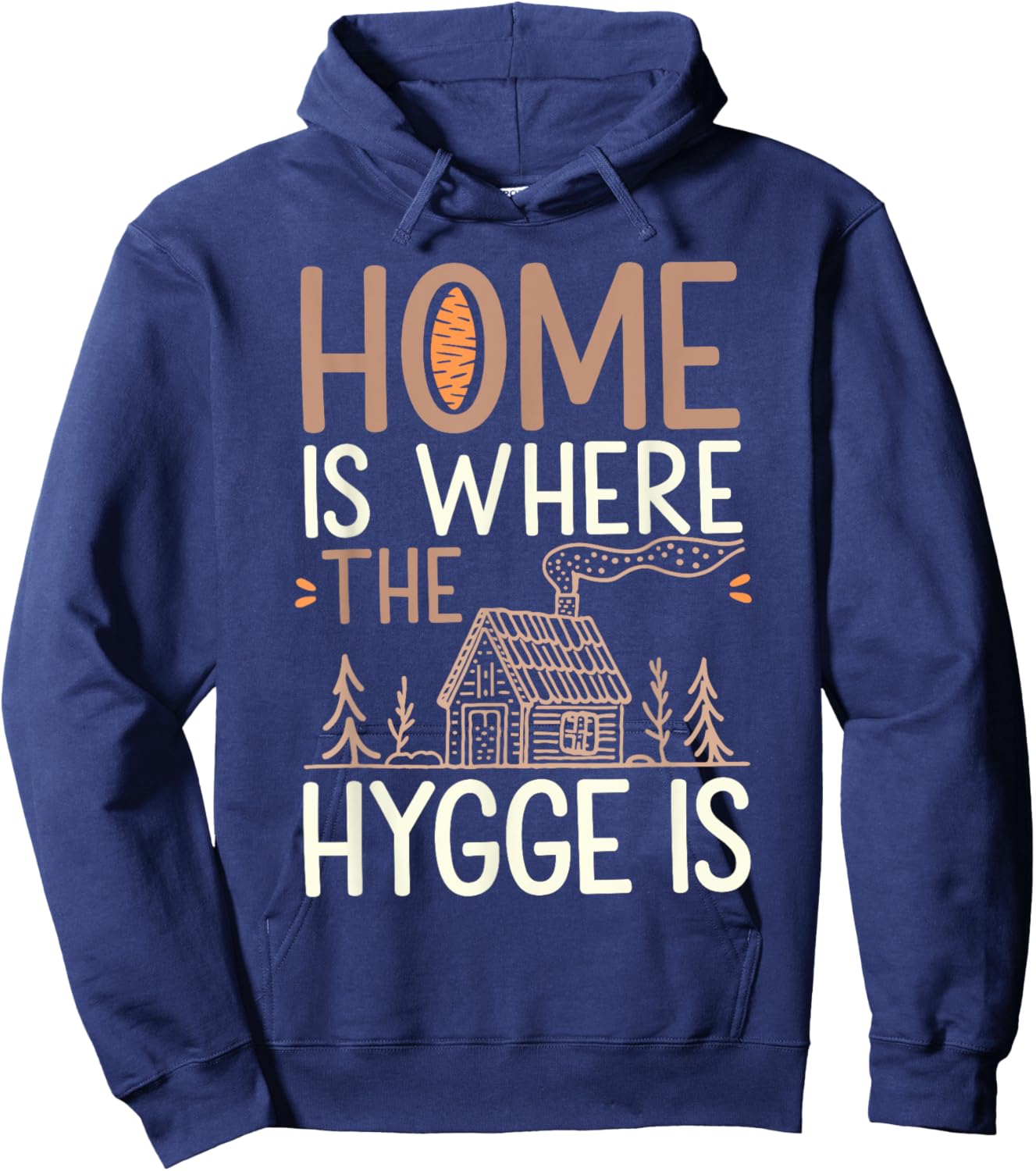 Scandinavian Aesthetics Nordic Design Minimalism Hygge Style Hoodie - Hoodie | Navy
