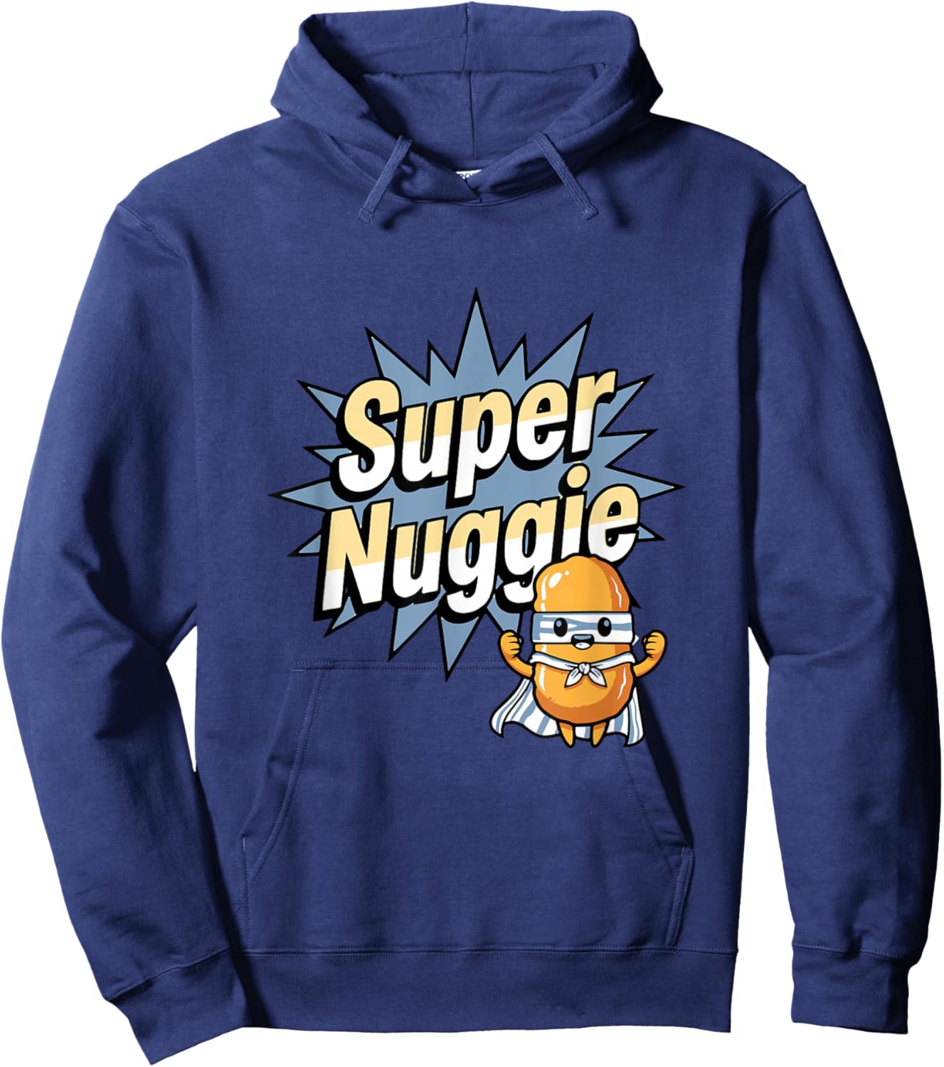 Super Nuggie Chicken Nugget Kids Birthday Christmas Hoodie - Hoodie | Navy