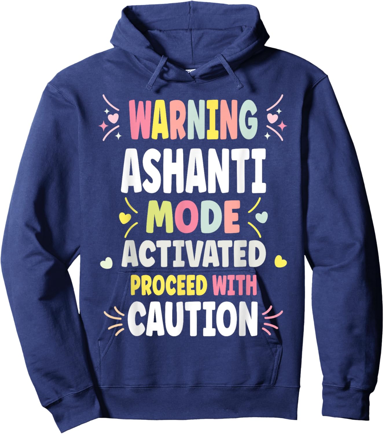 ASHANTI Personalized Women's Gift Custom ASHANTI Hoodie - Hoodie | Navy