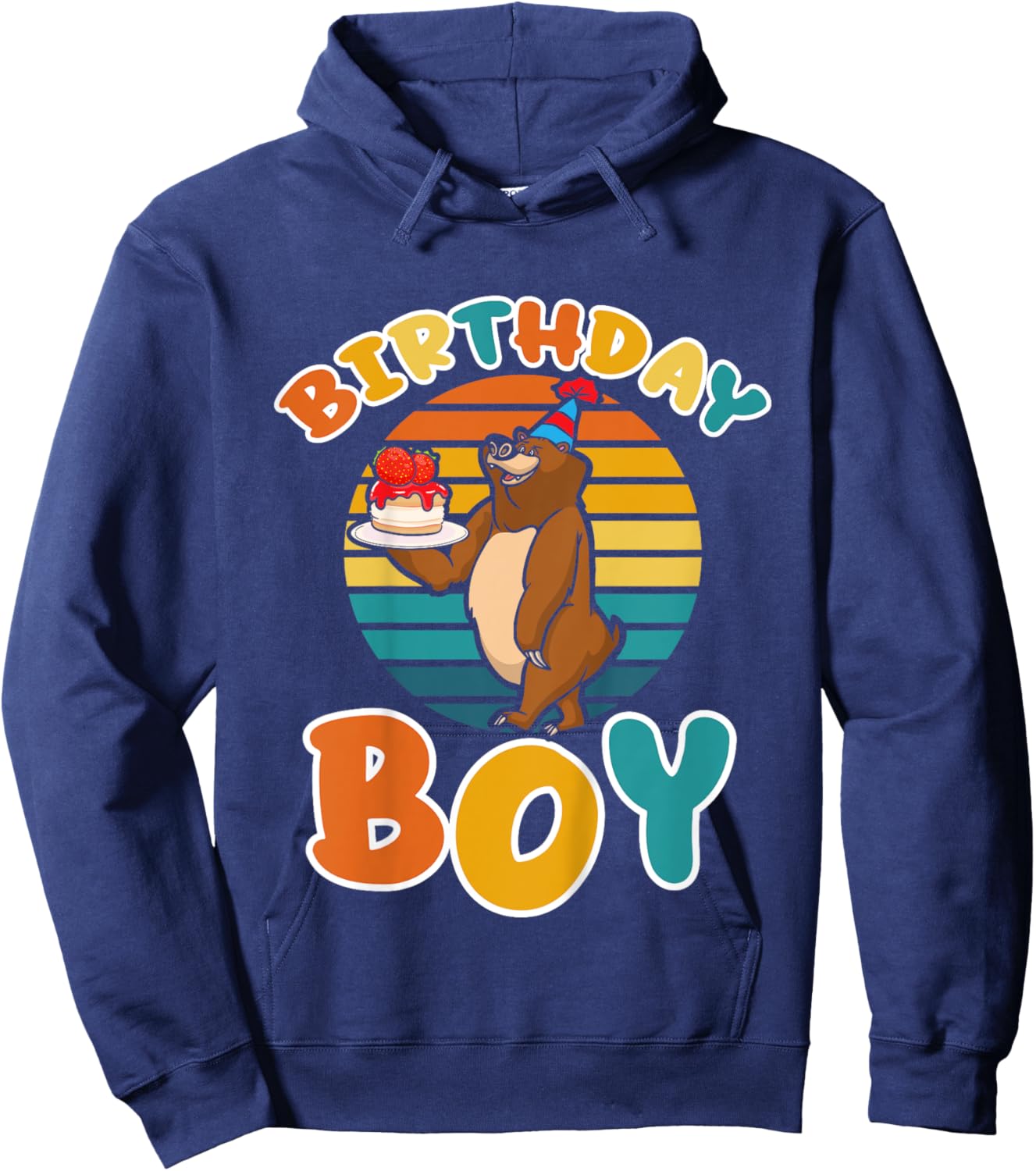 Kids Birthday Boy Lemming Outfit for Gamers and Animal Lovers Hoodie - Hoodie | Navy