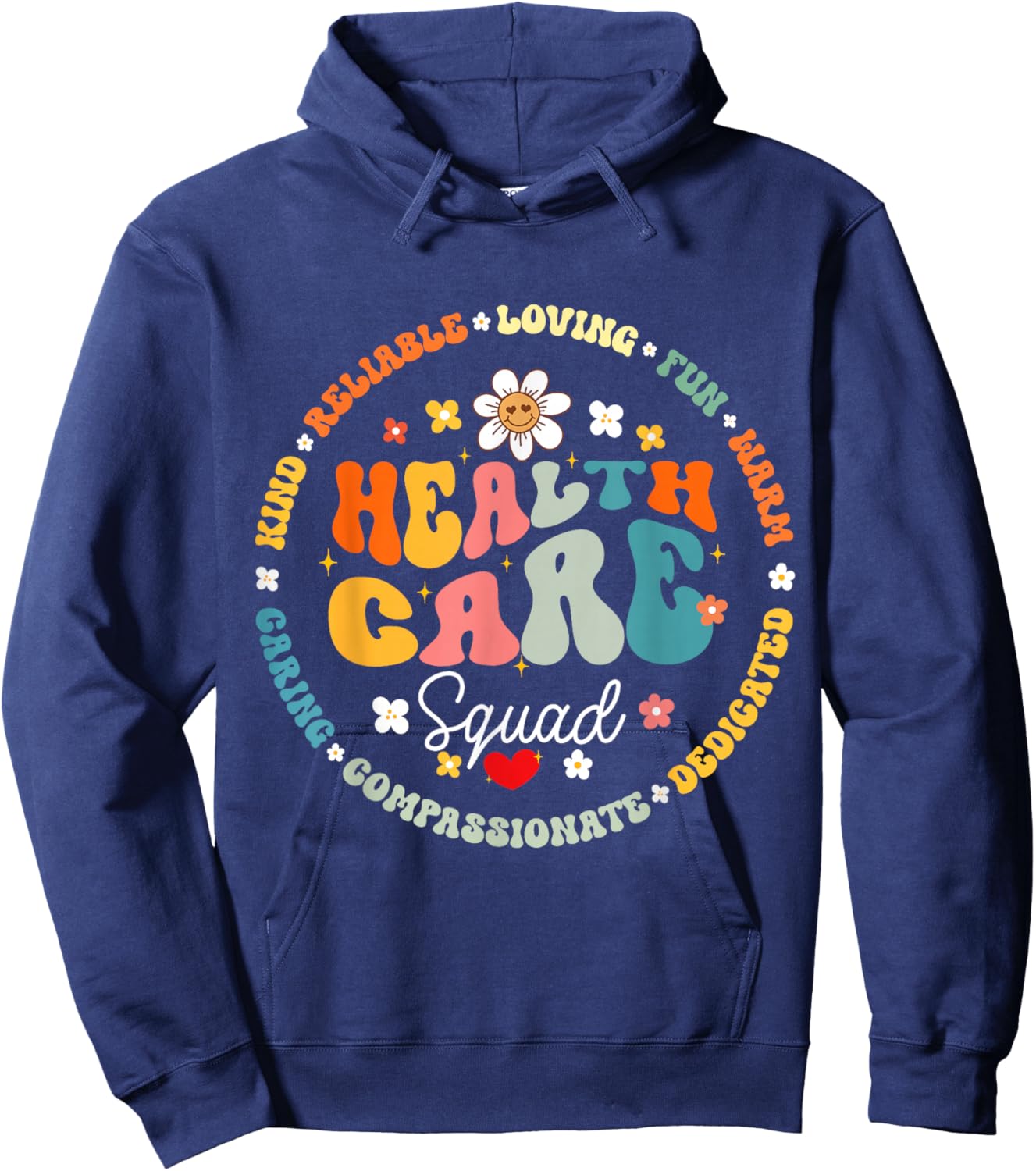 Healthcare Squad Worker Life Health Care Appreciation Hoodie - Hoodie | Navy