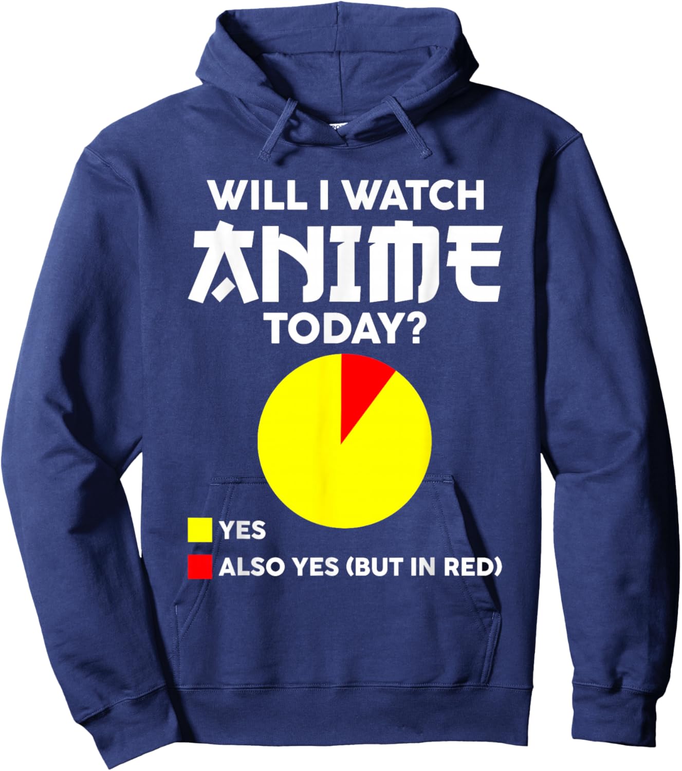 Will I Watch Anime Today Japan Kawaii Manga Otaku Anime Hoodie - Hoodie | Navy